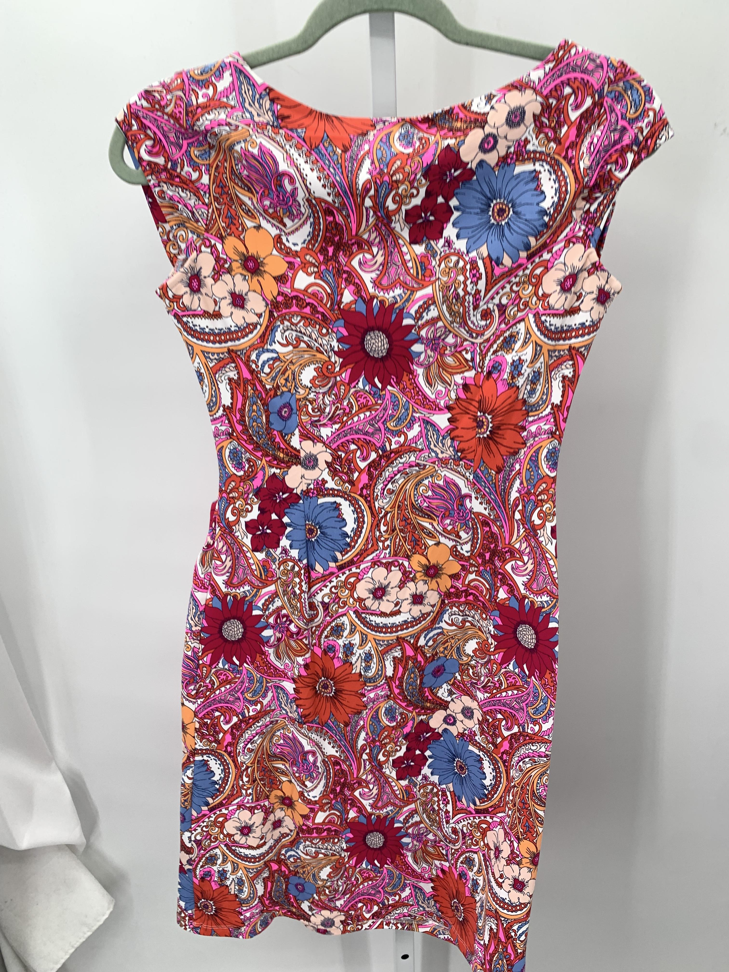 Talbots Size X Small Petite Petite Short Sleeve Dress