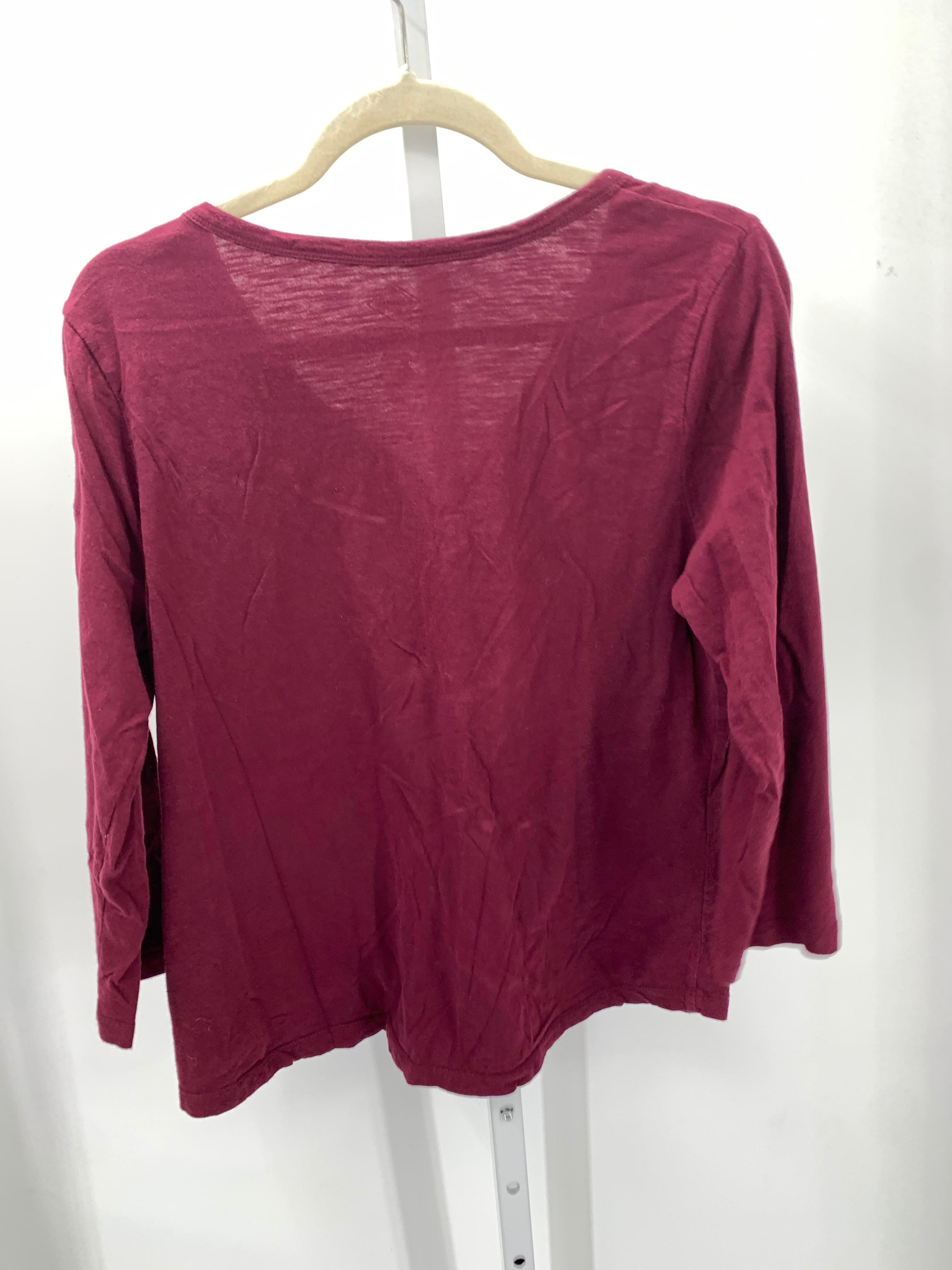 St. Johns Bay Size Large Misses 3/4 Sleeve Shirt