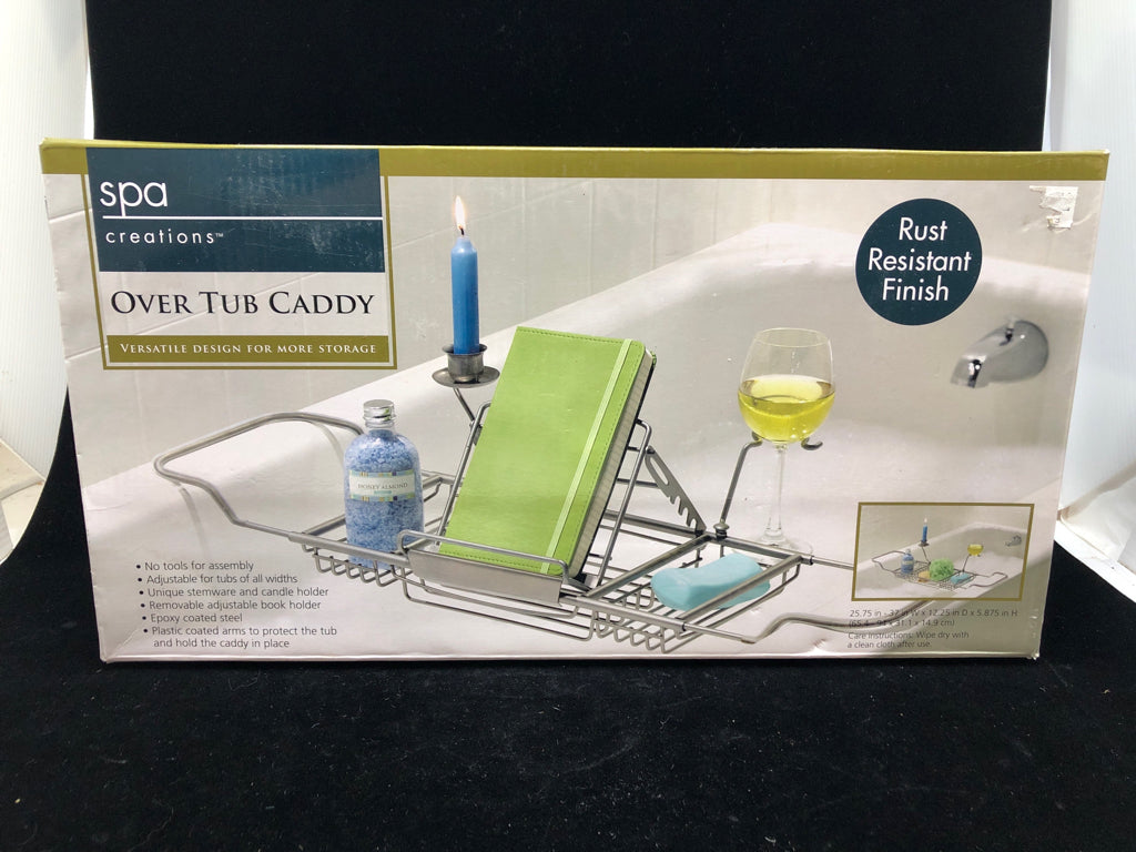 NIB OVER TUB CADDY.