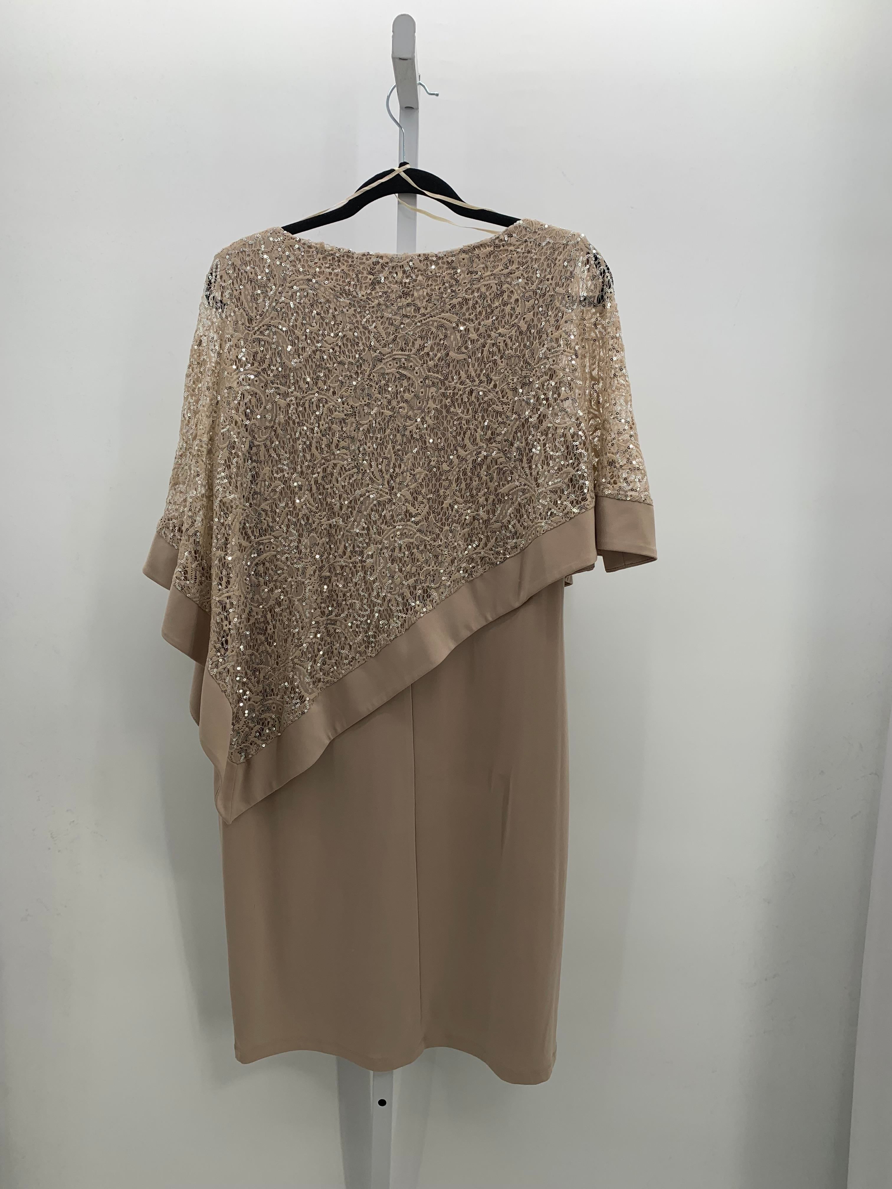 R&M Richards Size 14 Misses Short Sleeve Dress