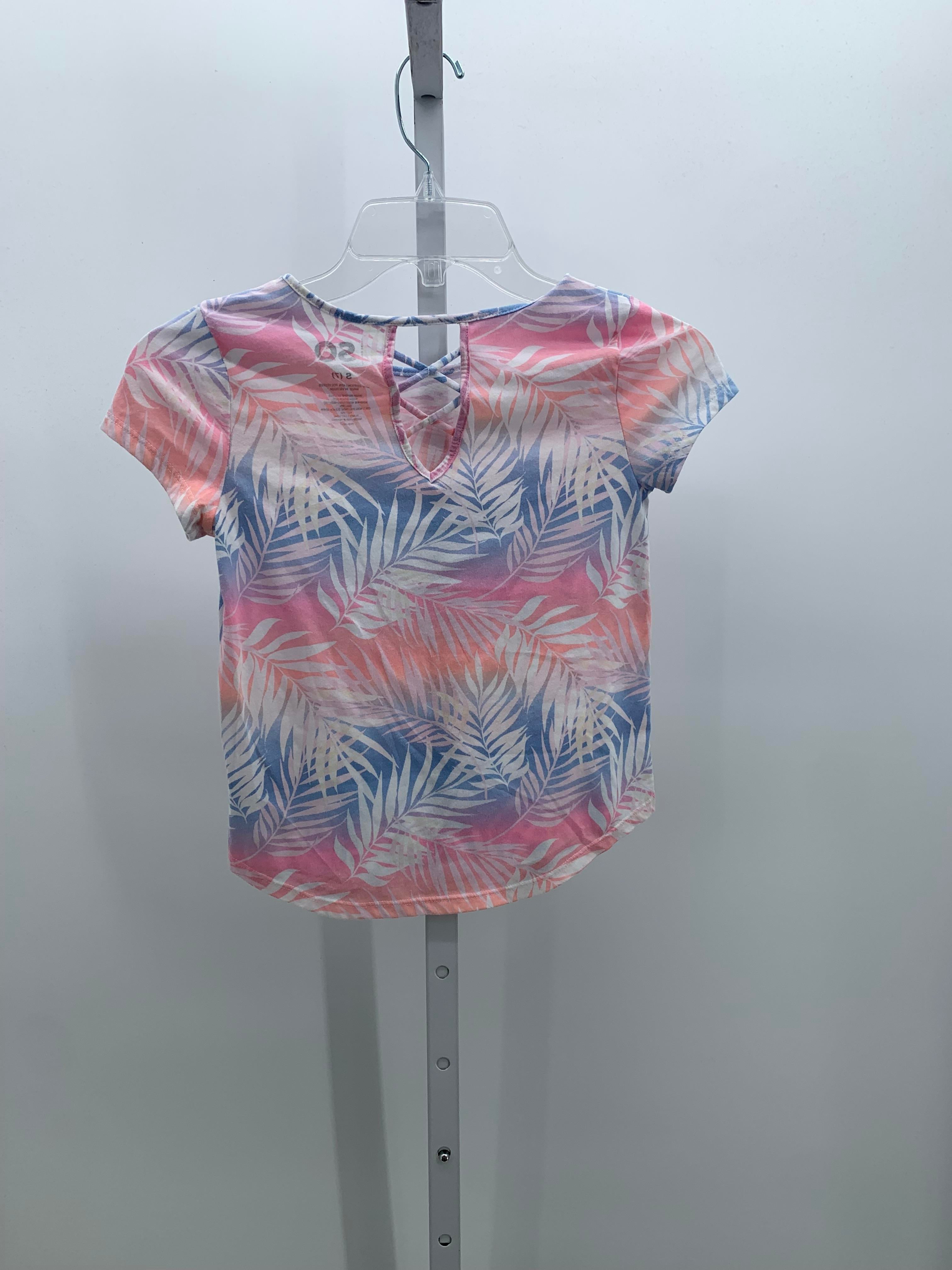 SO Size 7 Girls Short Sleeve Shirt