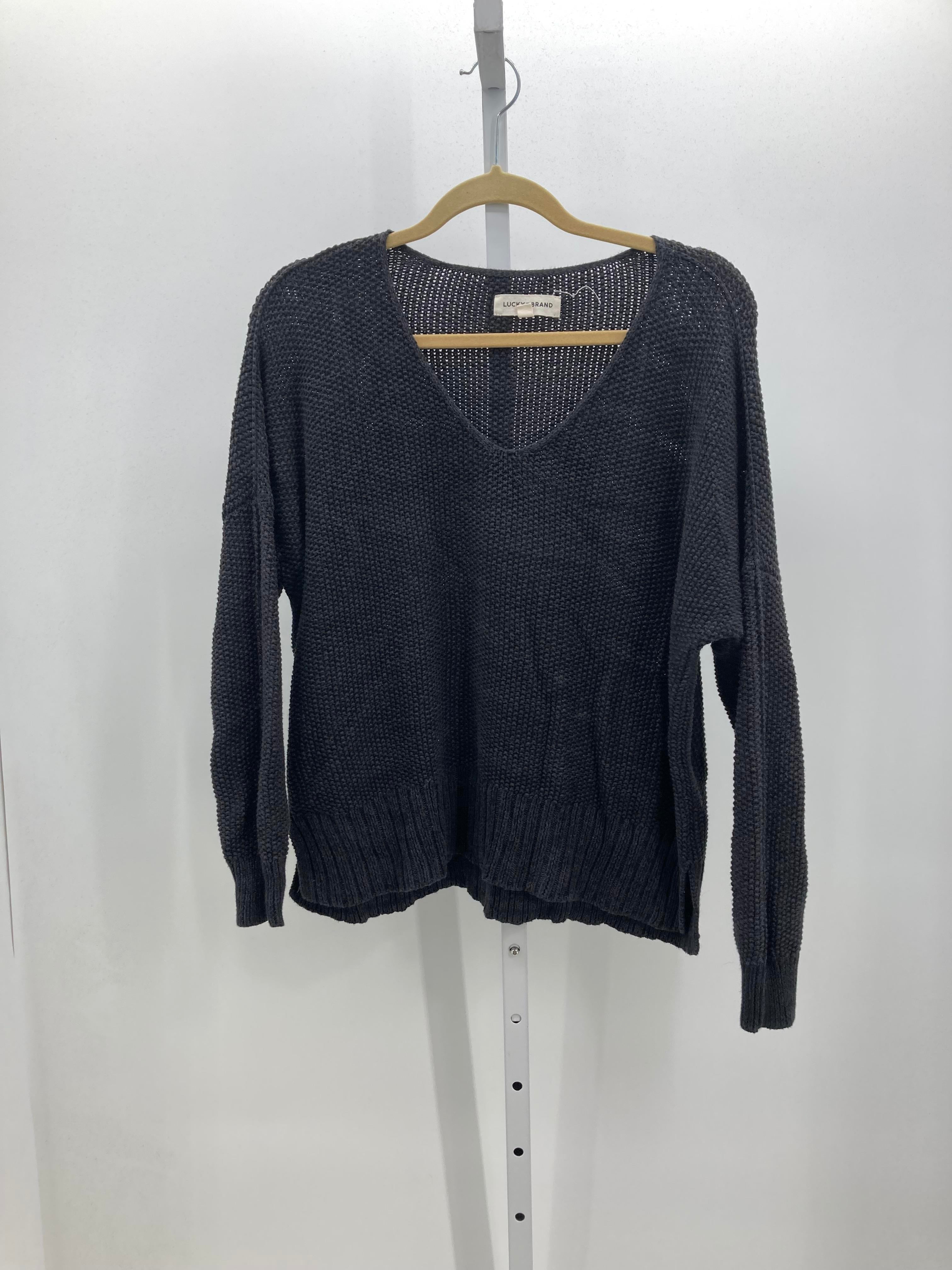 Lucky Brand Size Small Misses Long Slv Sweater