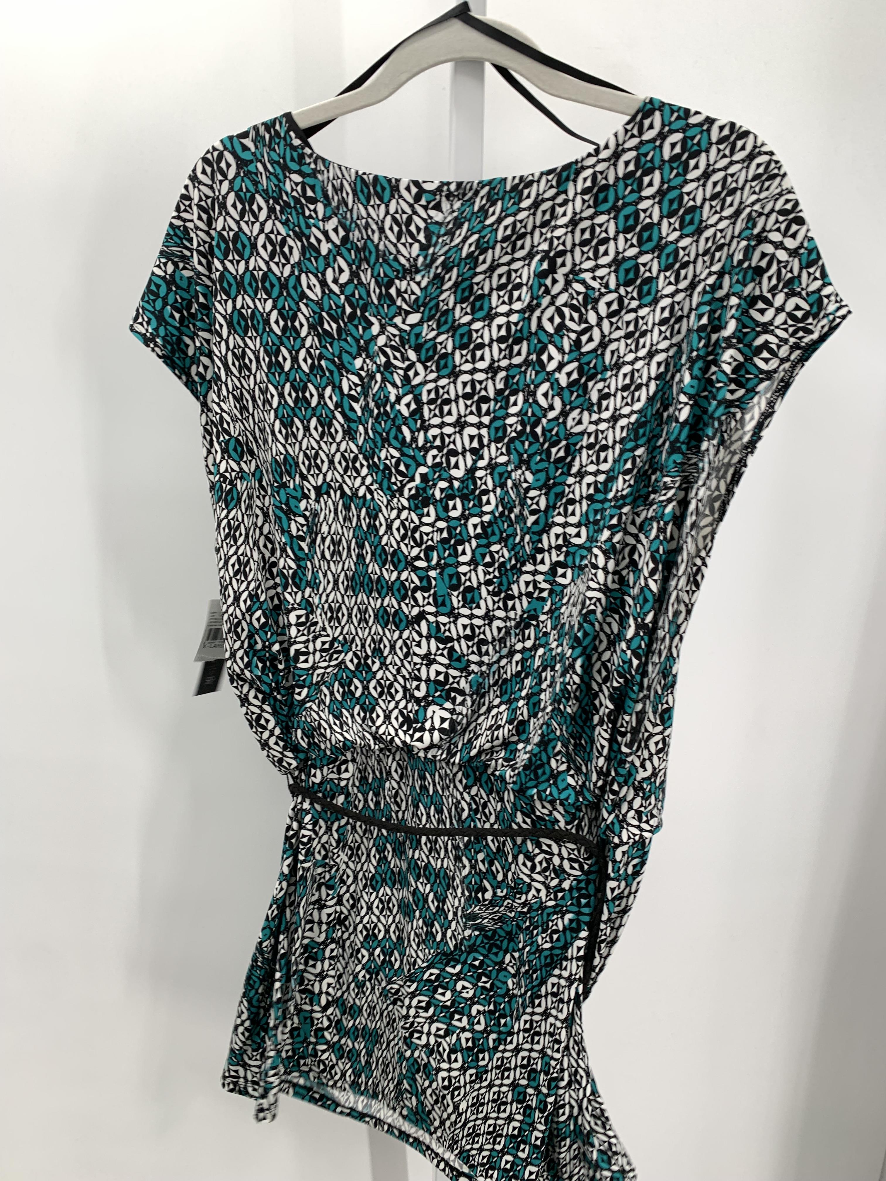 Ab Studio Size Extra Large Misses Short Sleeve Dress