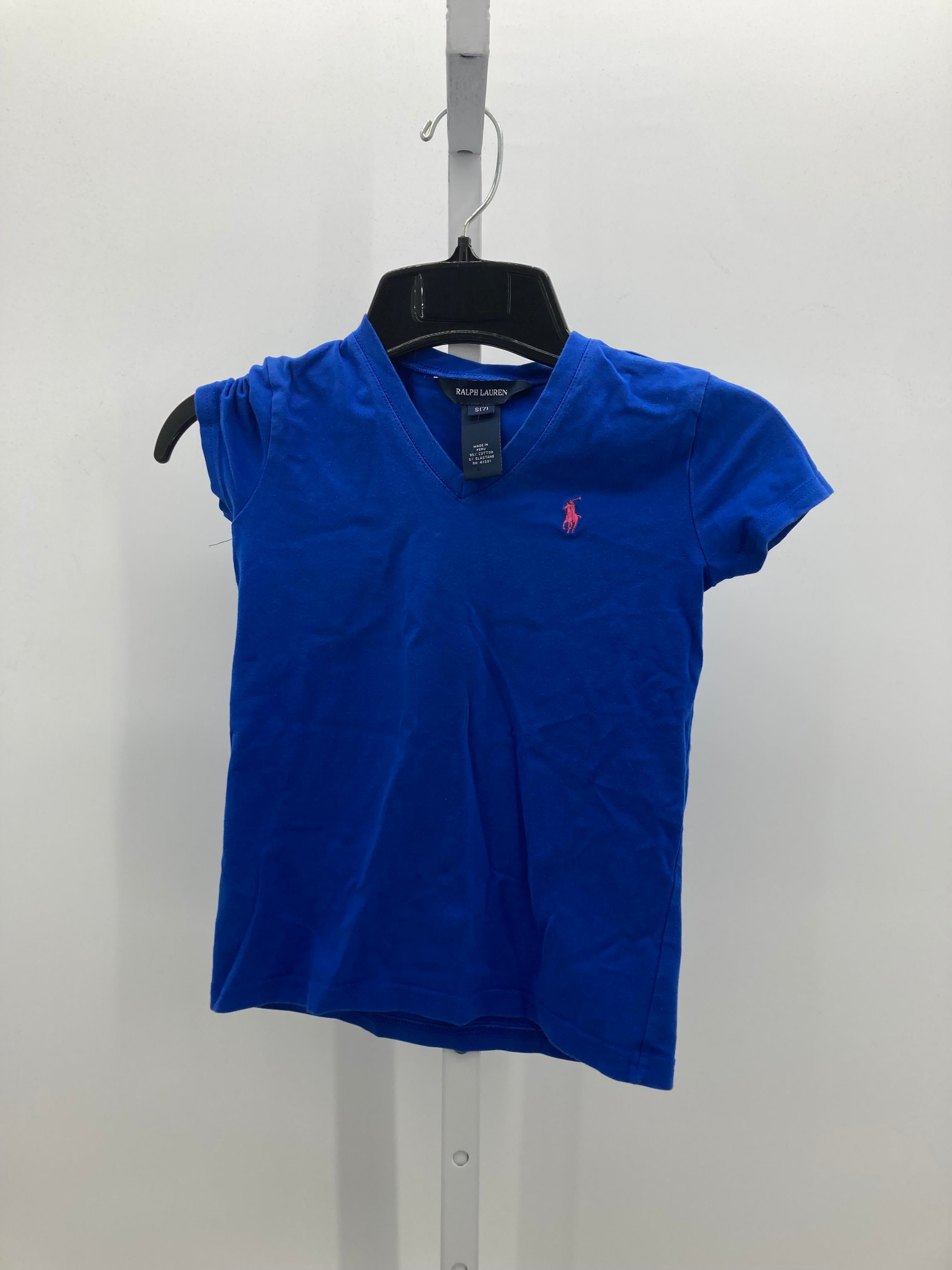 Ralph Lauren Size 7 Girls Short Sleeve Shirt
