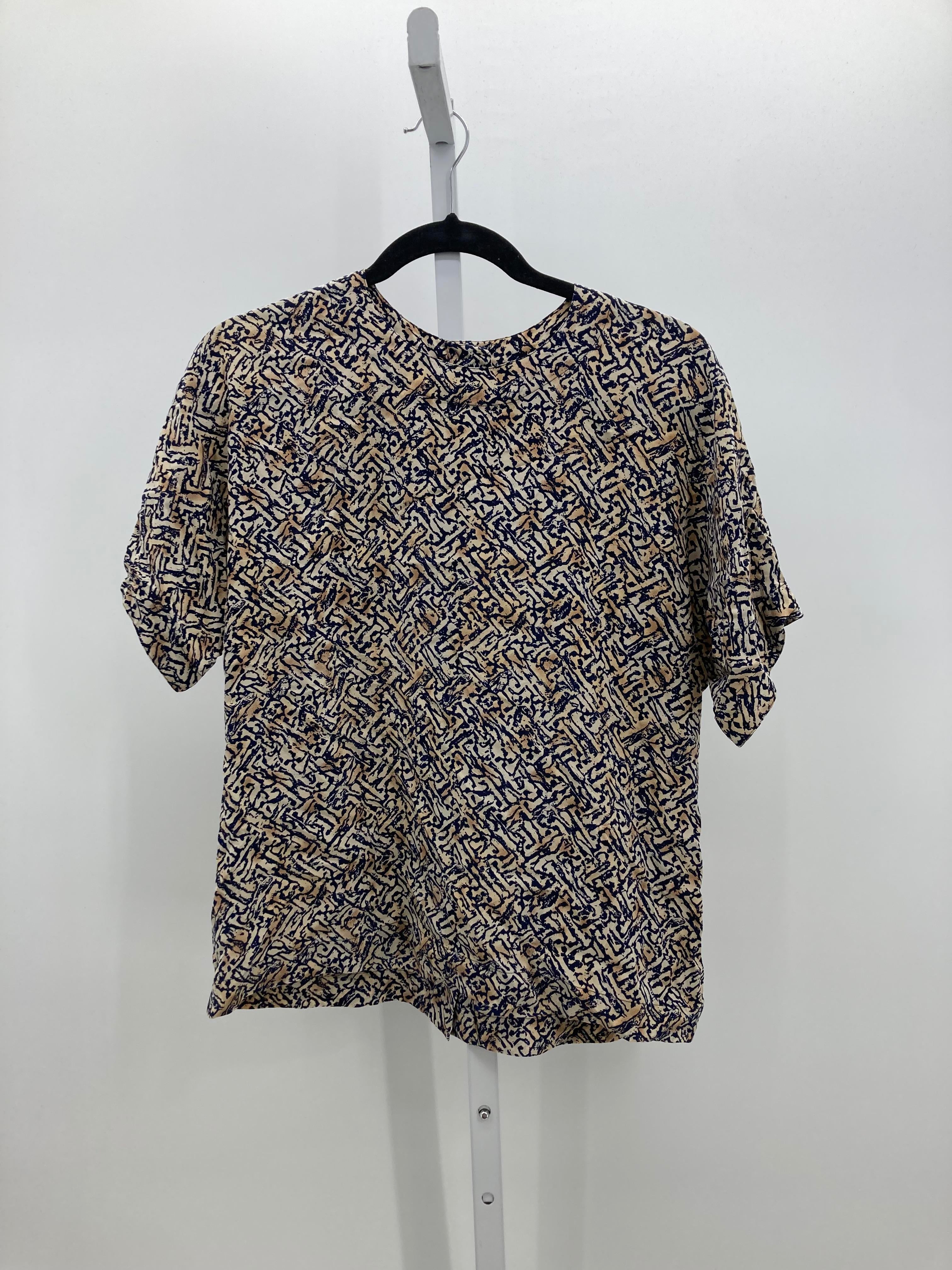 Ellen Tracy Size 10 Misses Short Sleeve Shirt
