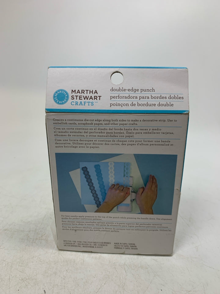 NIB MARTHA STEWART BLOSSOM TRIM DOUBLE-EDGE PUNCH.