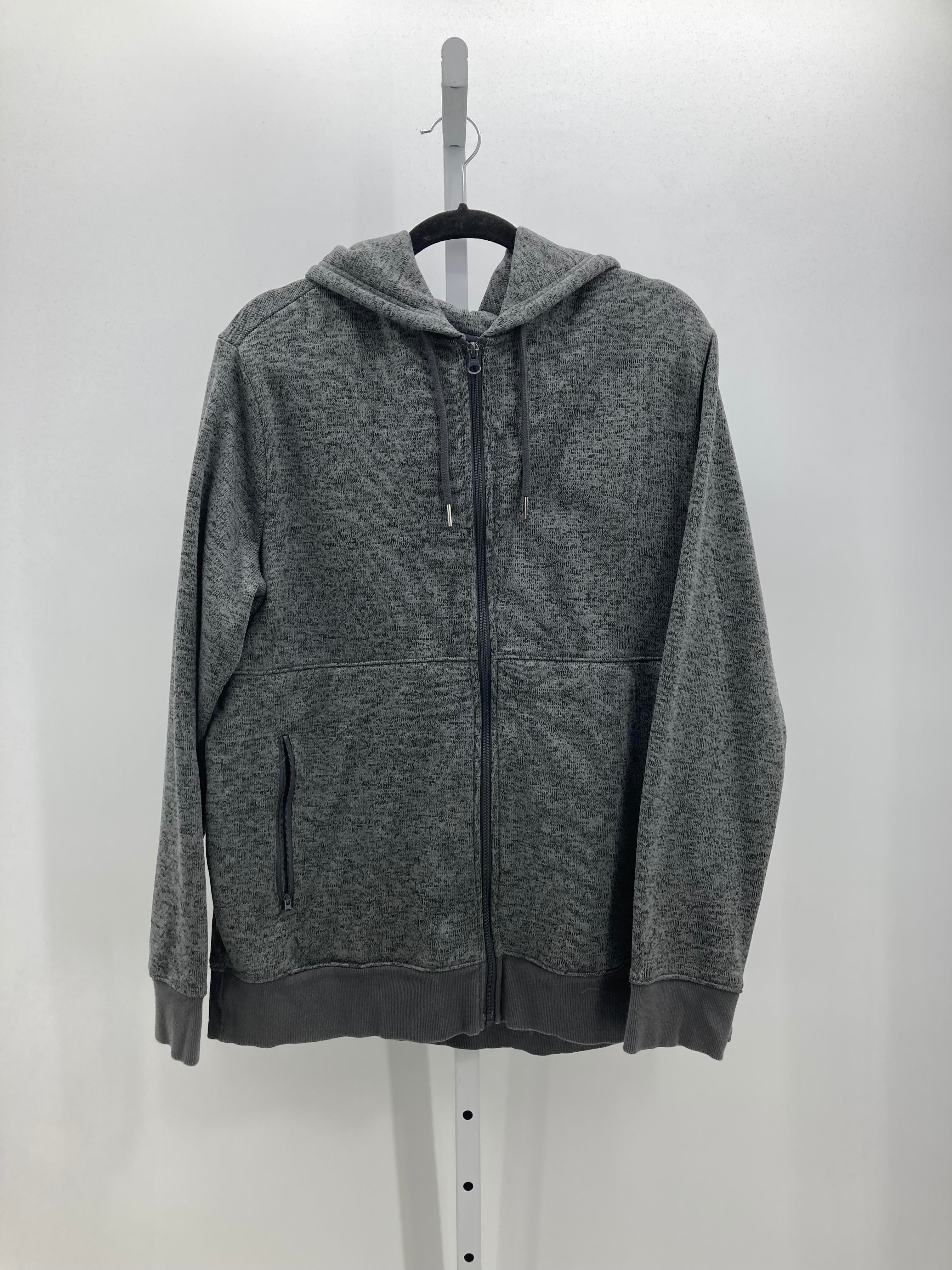 HOODED ZIP KNIT