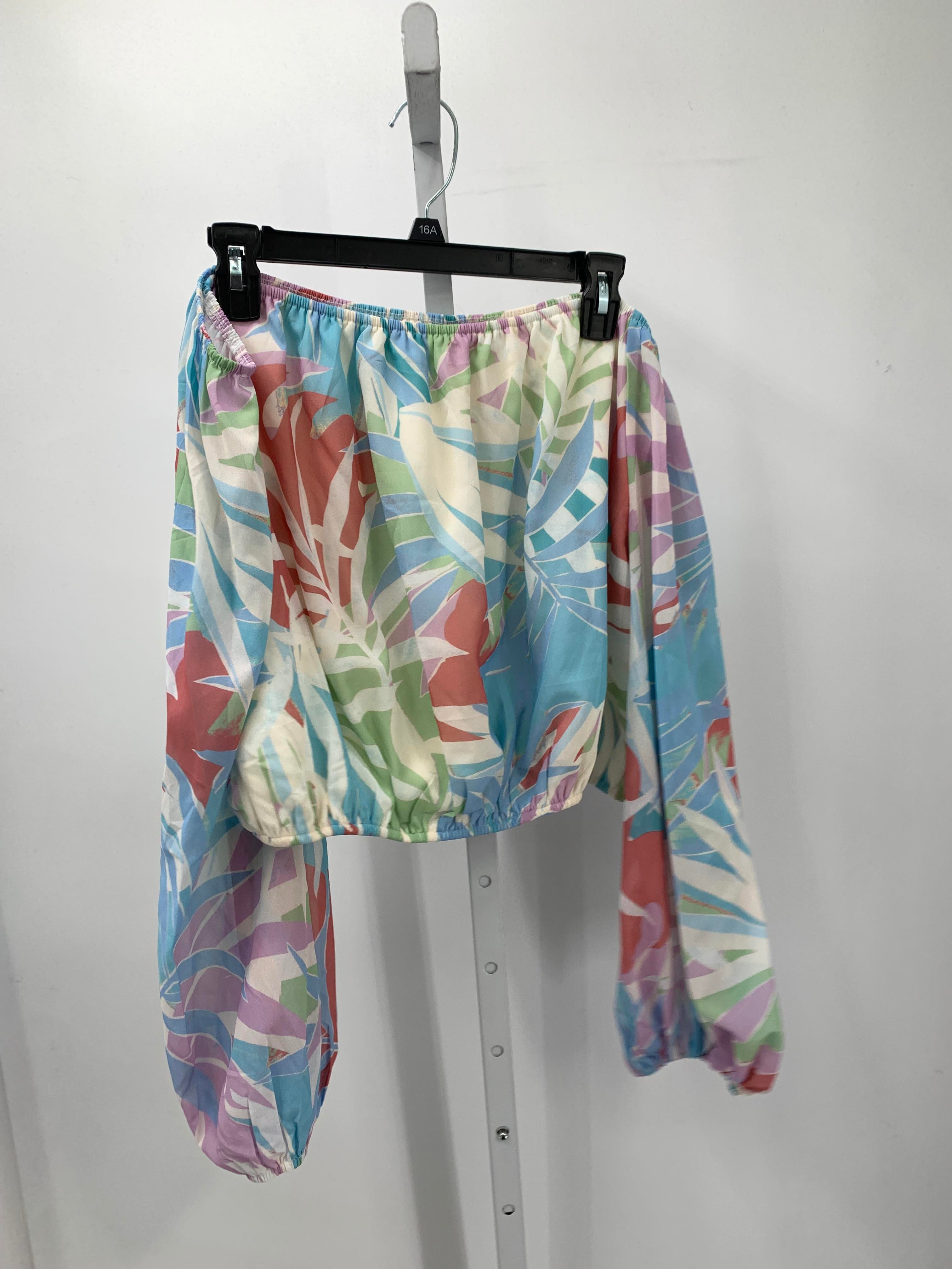 Size 2X Womens Long Sleeve Shirt