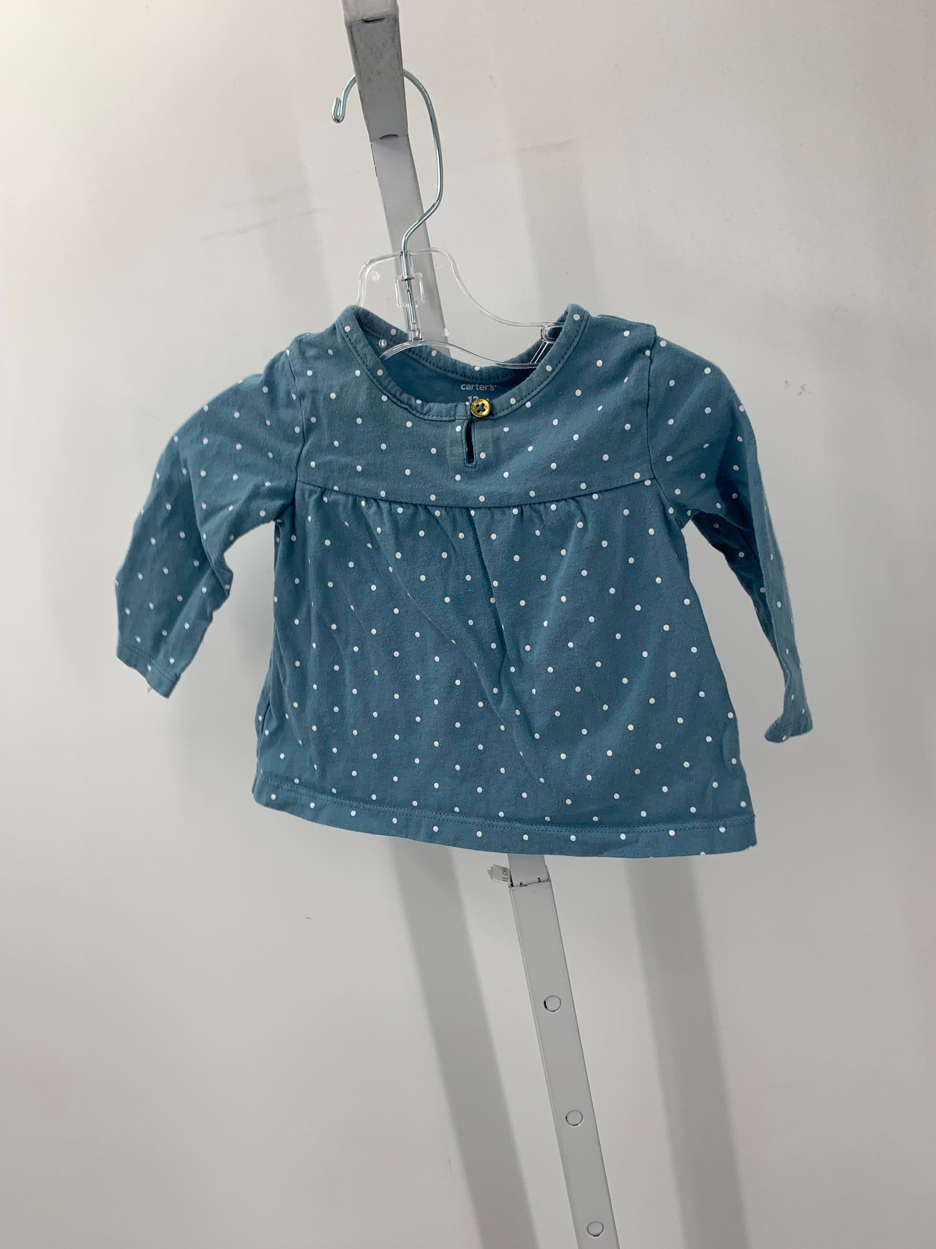 Carters Size 12 Months Girls Long Sleeve Shirt
