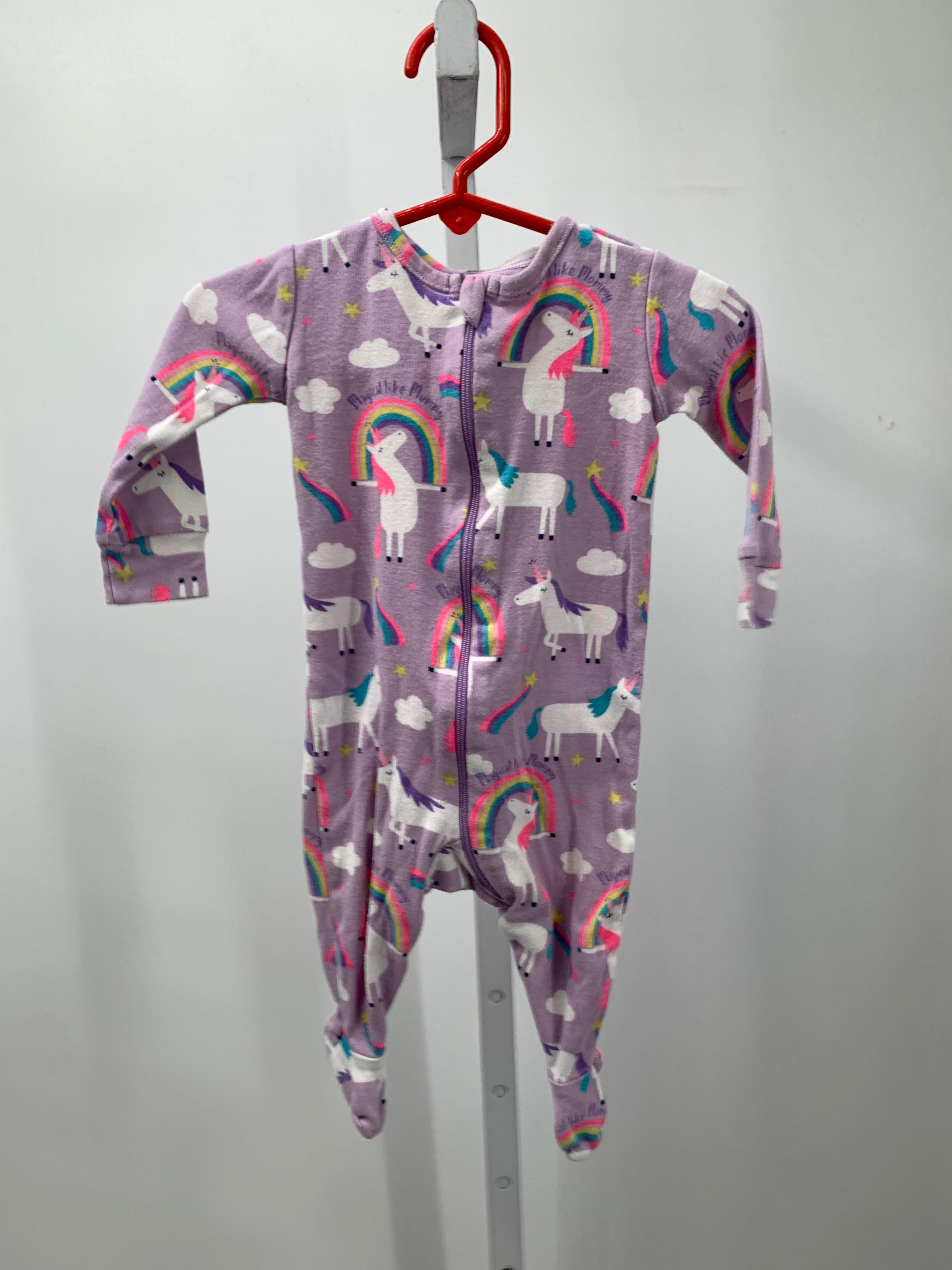 Children's Place Size 0-3 months Girls Long Slv. Romper