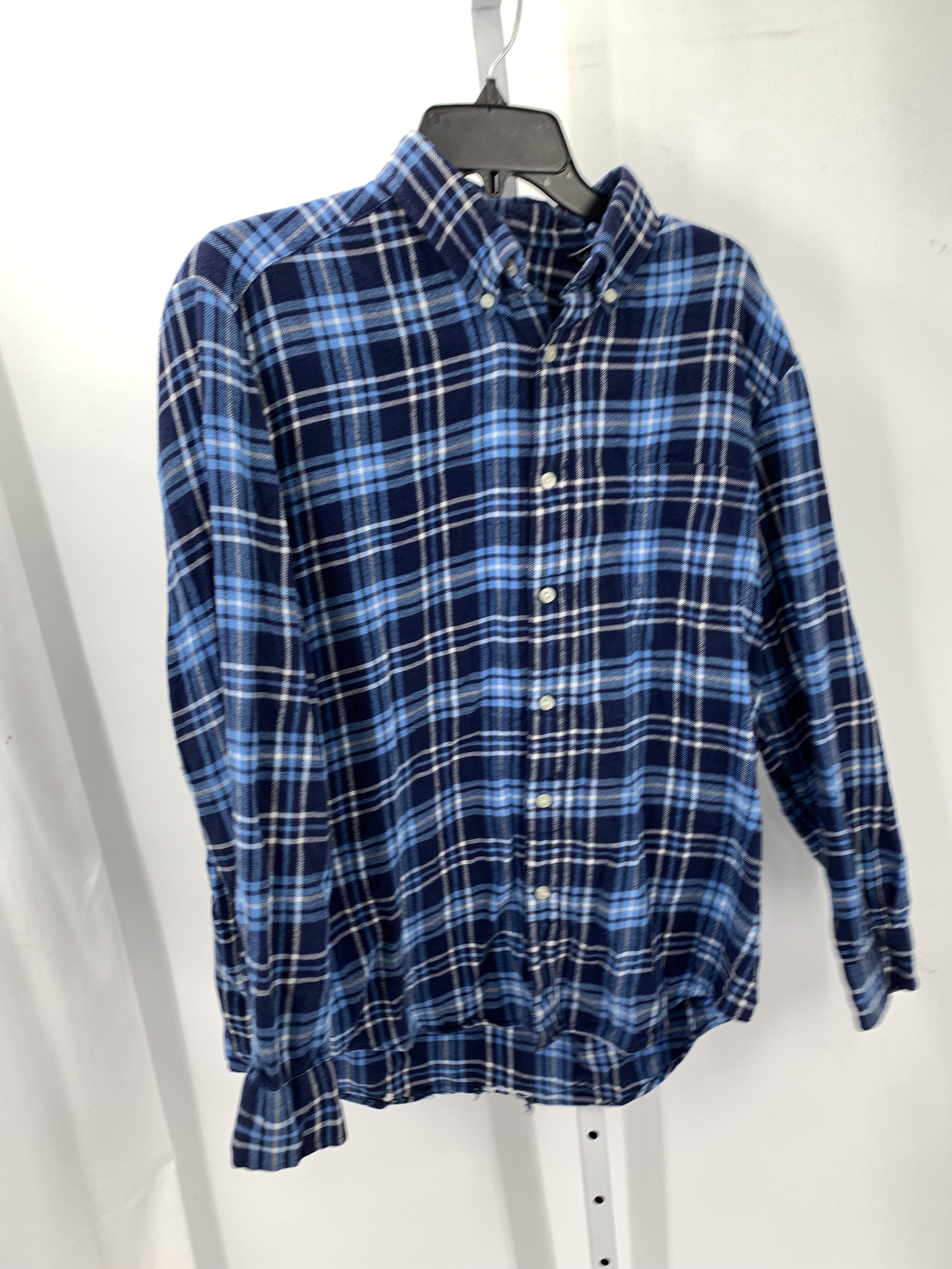 WHITE PLAID BTN DOWN