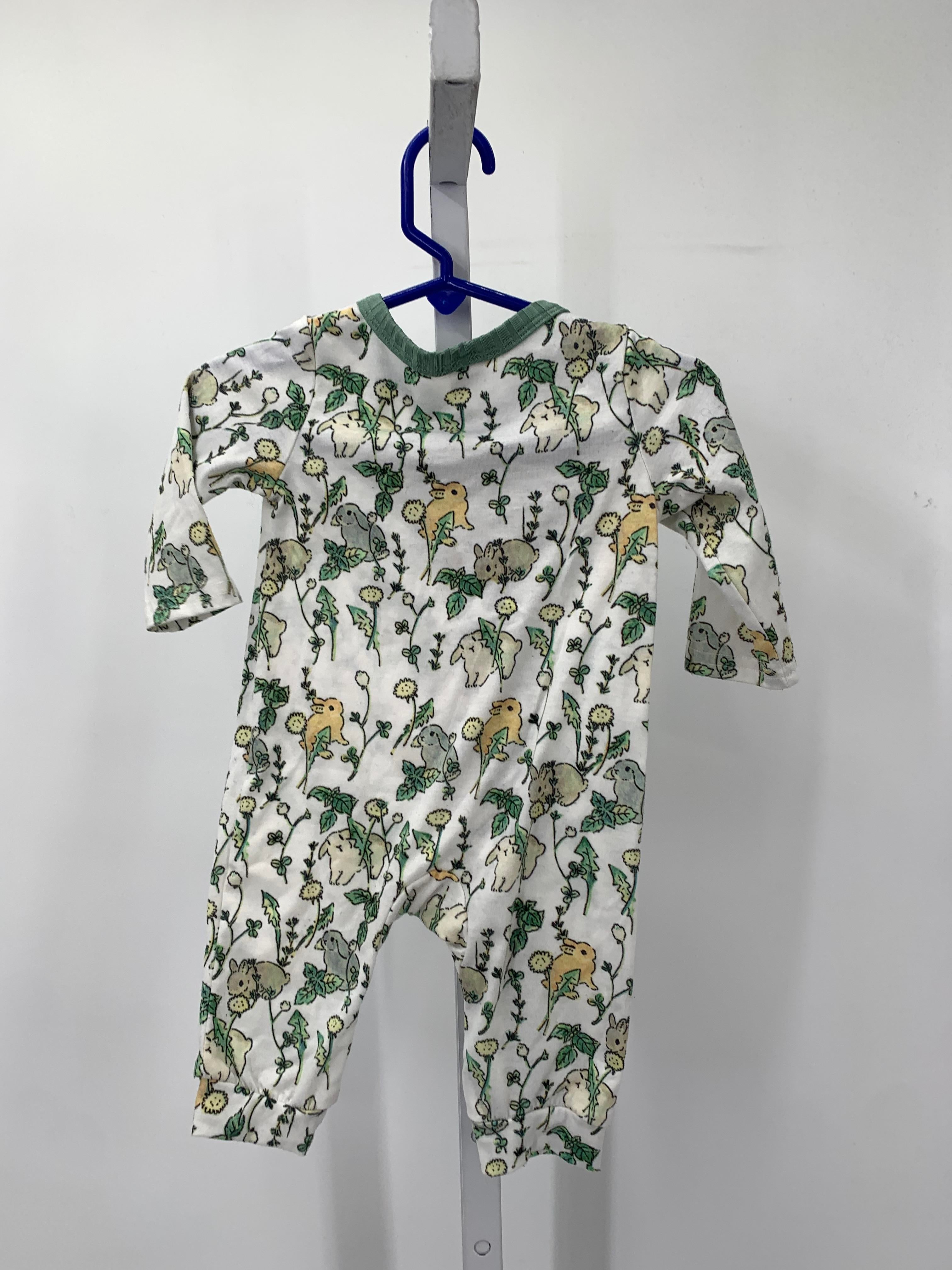 Size 0-3 months Girls Long Slv. Romper