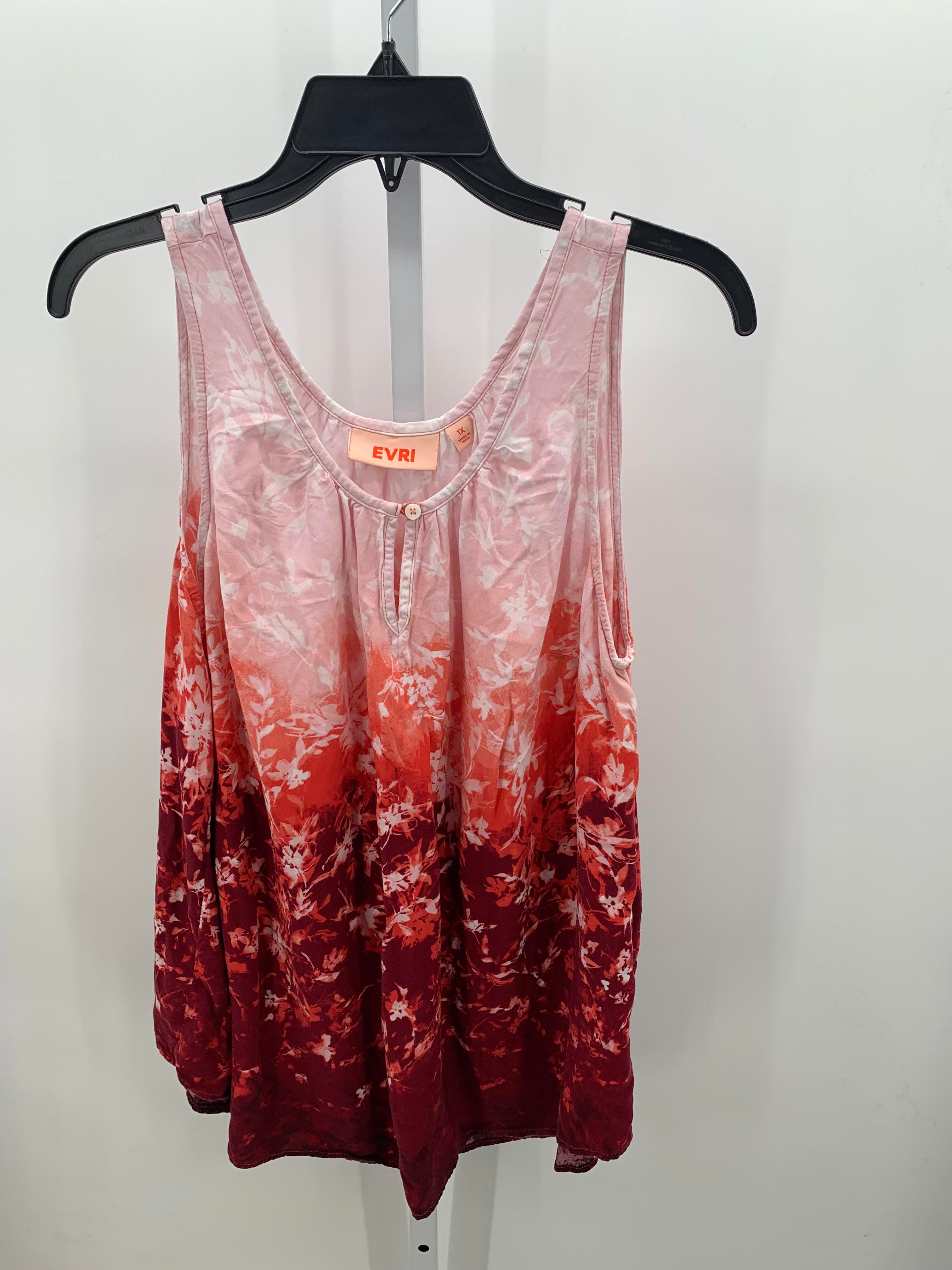 Size 1X Womens Sleeveless Shirt