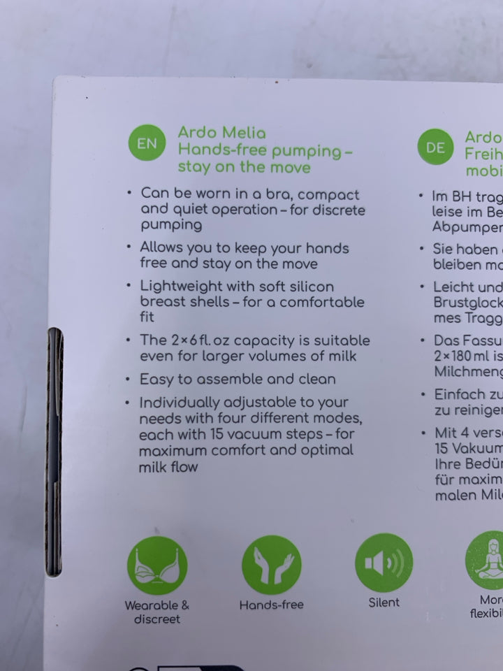 Ardo Melia Wearable Double Electric Breastpump