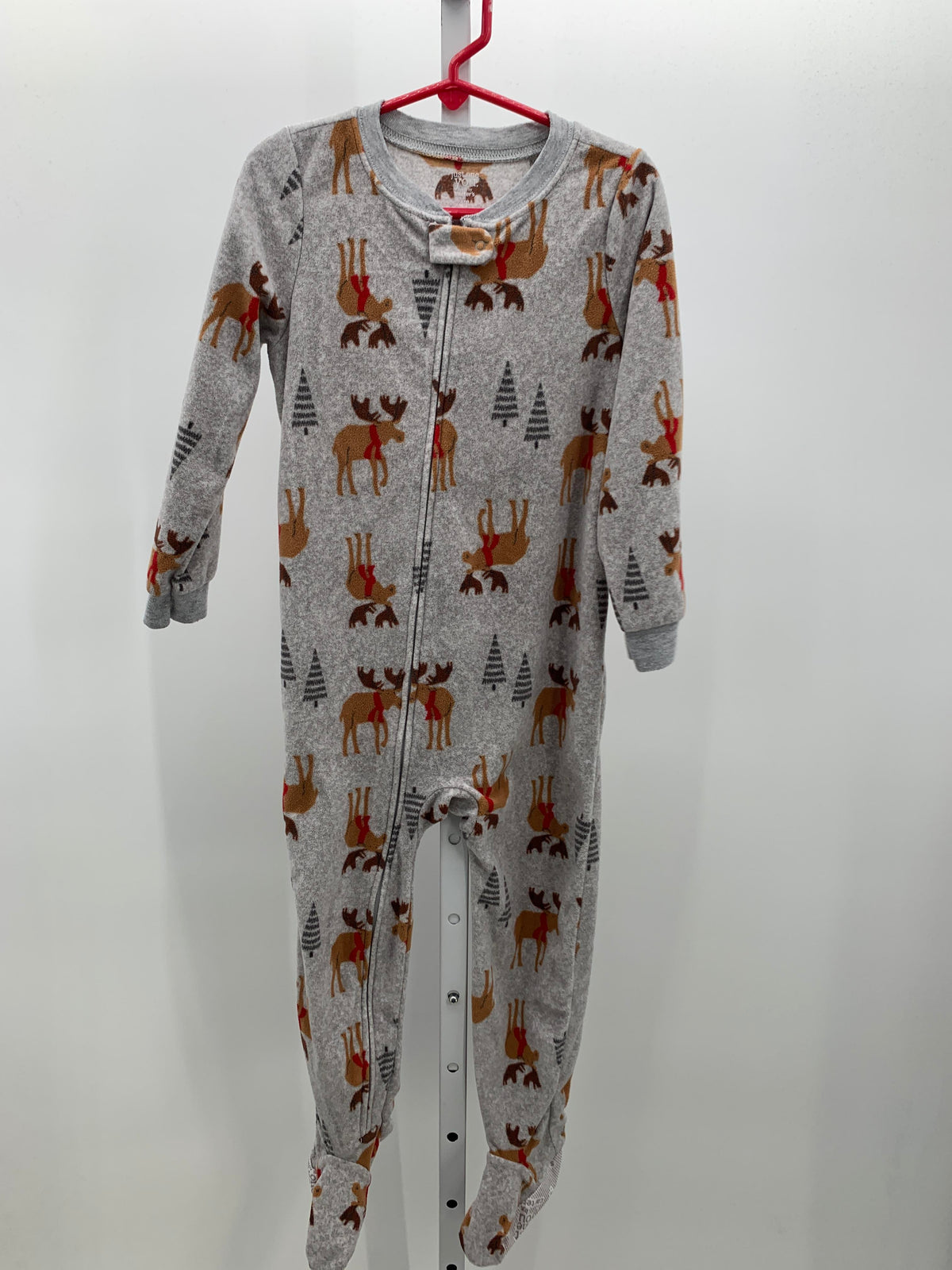 FLEECE ZIP MOOSE