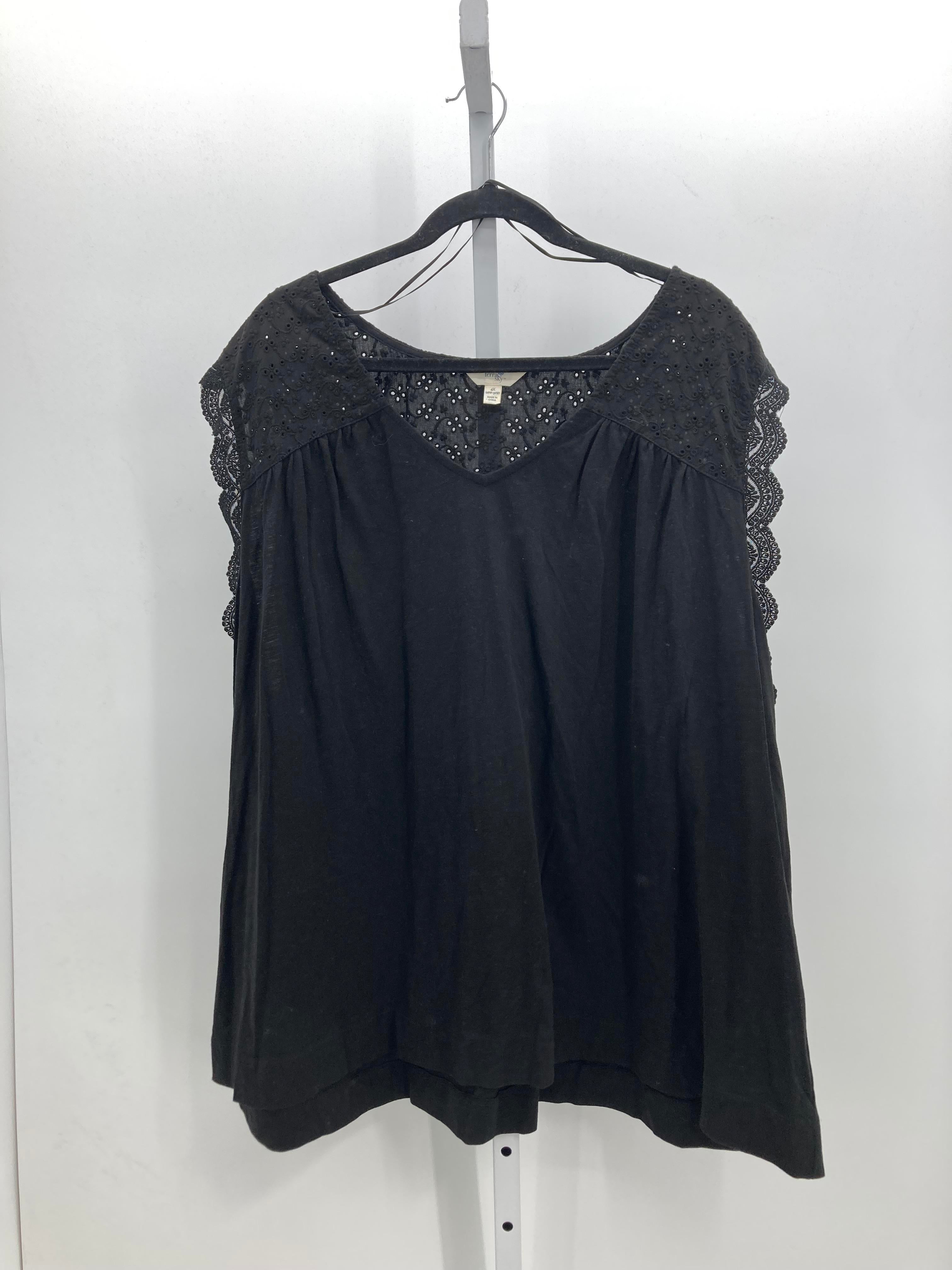 Terra & Sky Size 4X Womens Short Sleeve Shirt