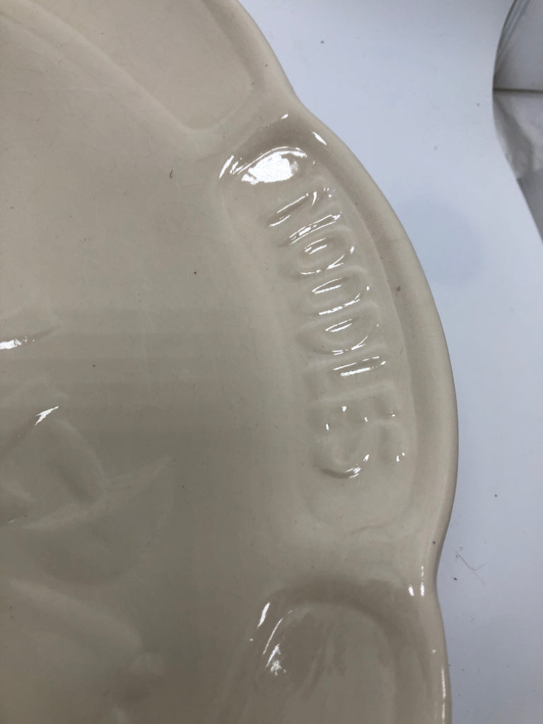 PASTA/SALAD STONEWARE SRVG BOWL.