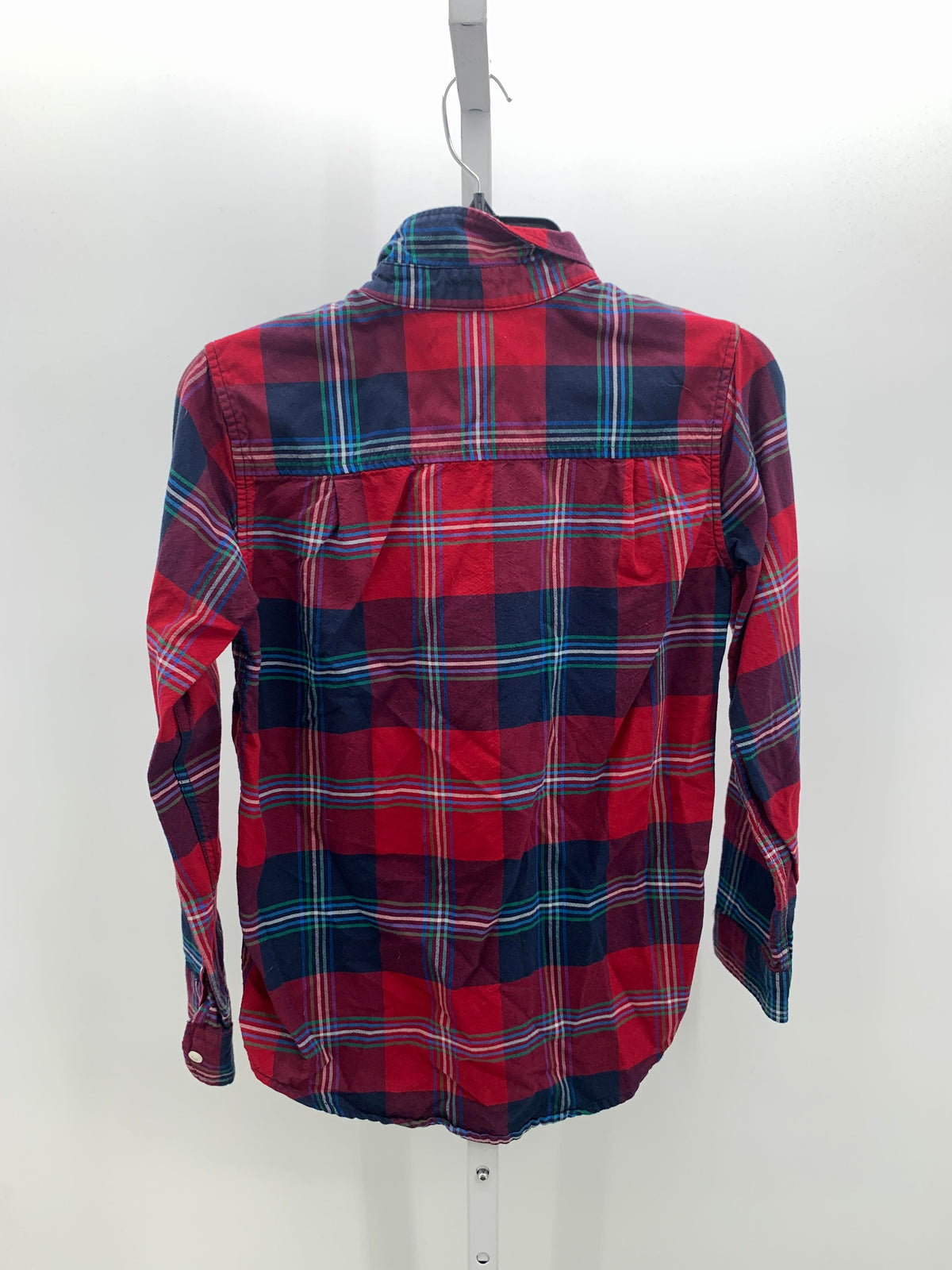 PLAID BTN DOWN
