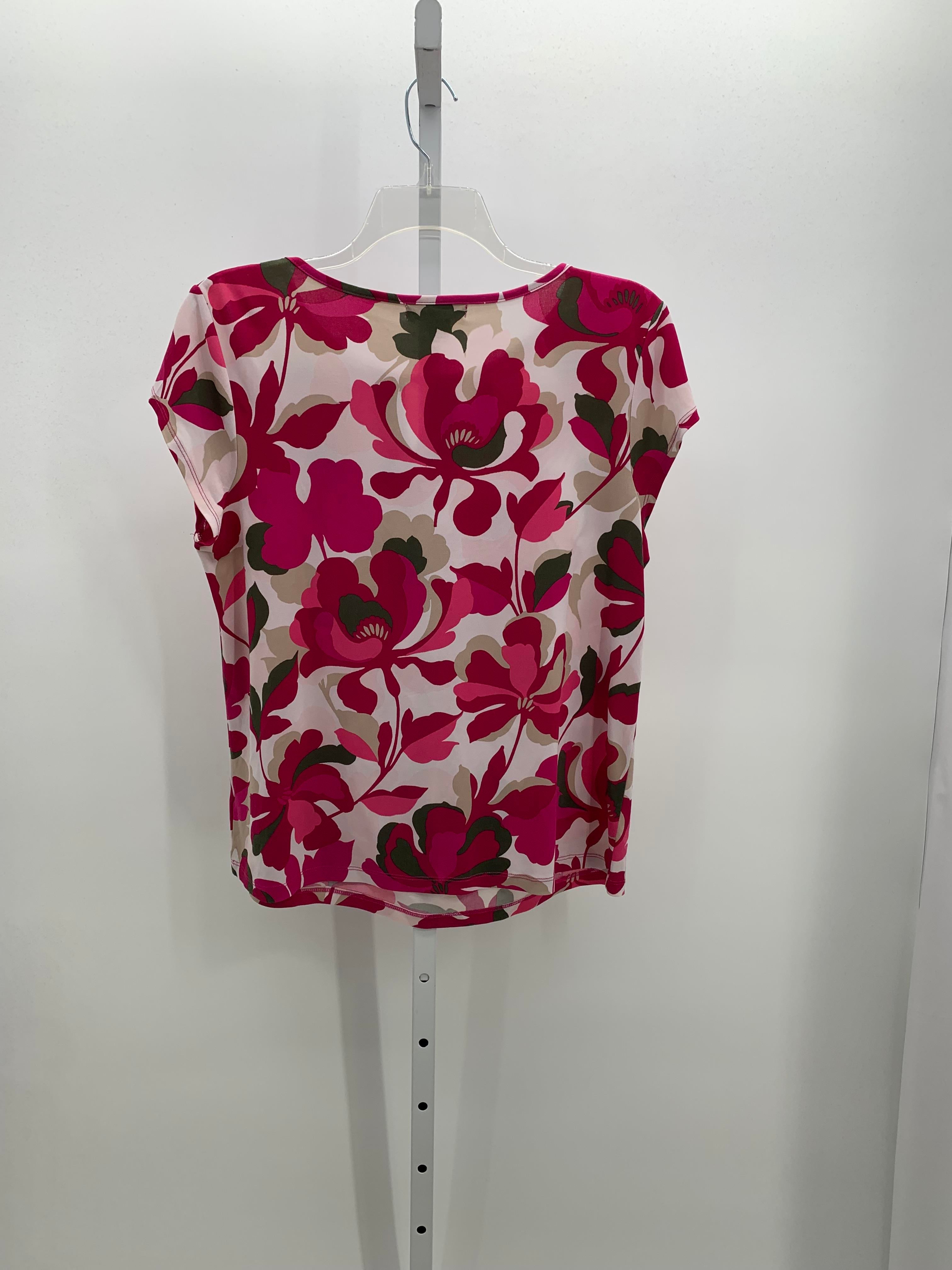 Liz Claiborne Size X Large Petite Petite Short Sleeve Shirt