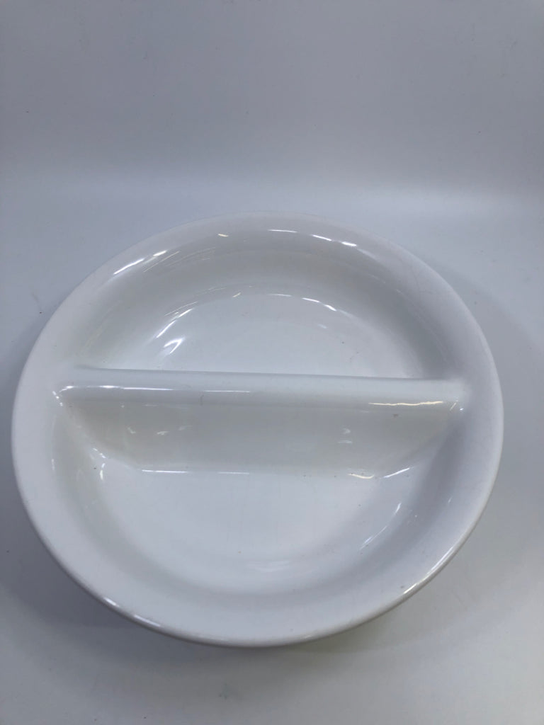 DIVIDED CERAMIC SERVING DISH.