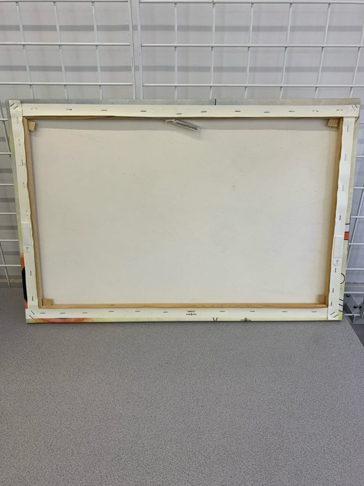 GEOMETRIC ABSTRACT CANVAS.