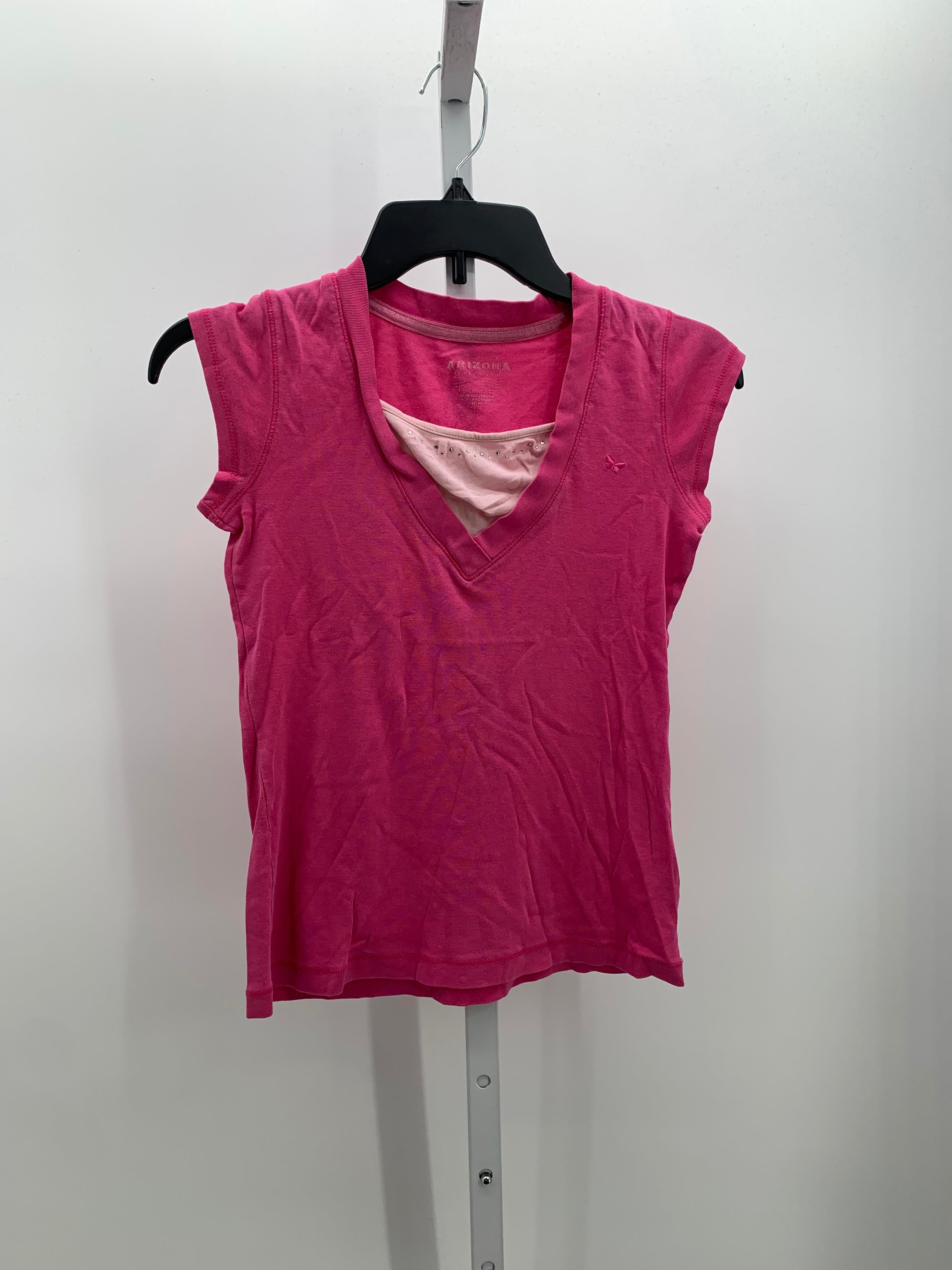 Arizona Size 10-12 Girls Short Sleeve Shirt