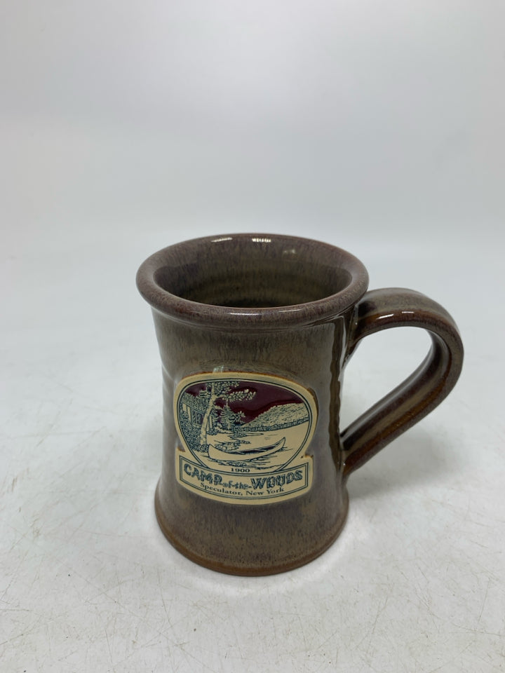 POTTERY CAMP OF THE WOODS MUG.