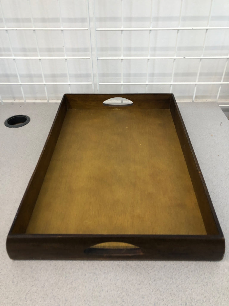 RECTANGLE WOOD SERVING TRAY THOMAS O'BRIEN.
