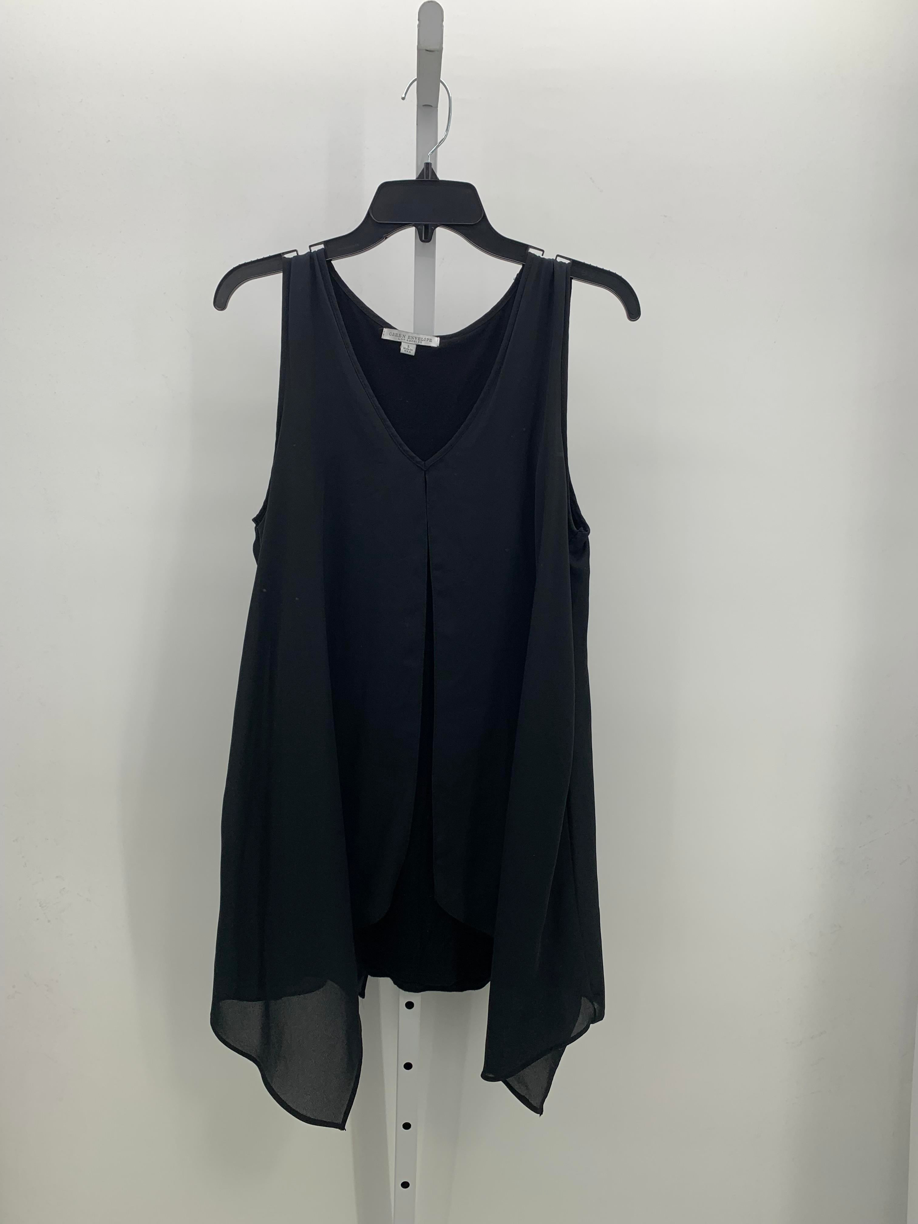 Green Envelope Size Large Misses Sleeveless Shirt
