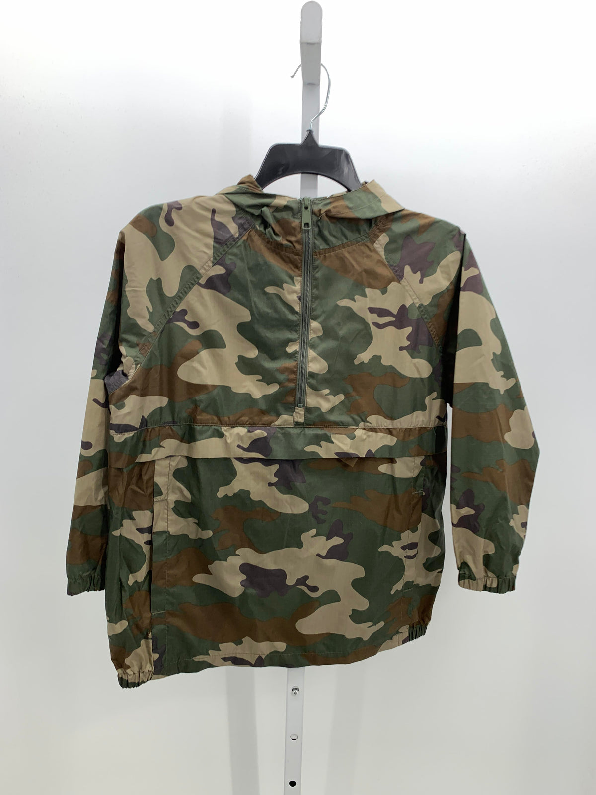 HOODED ZIP CAMO