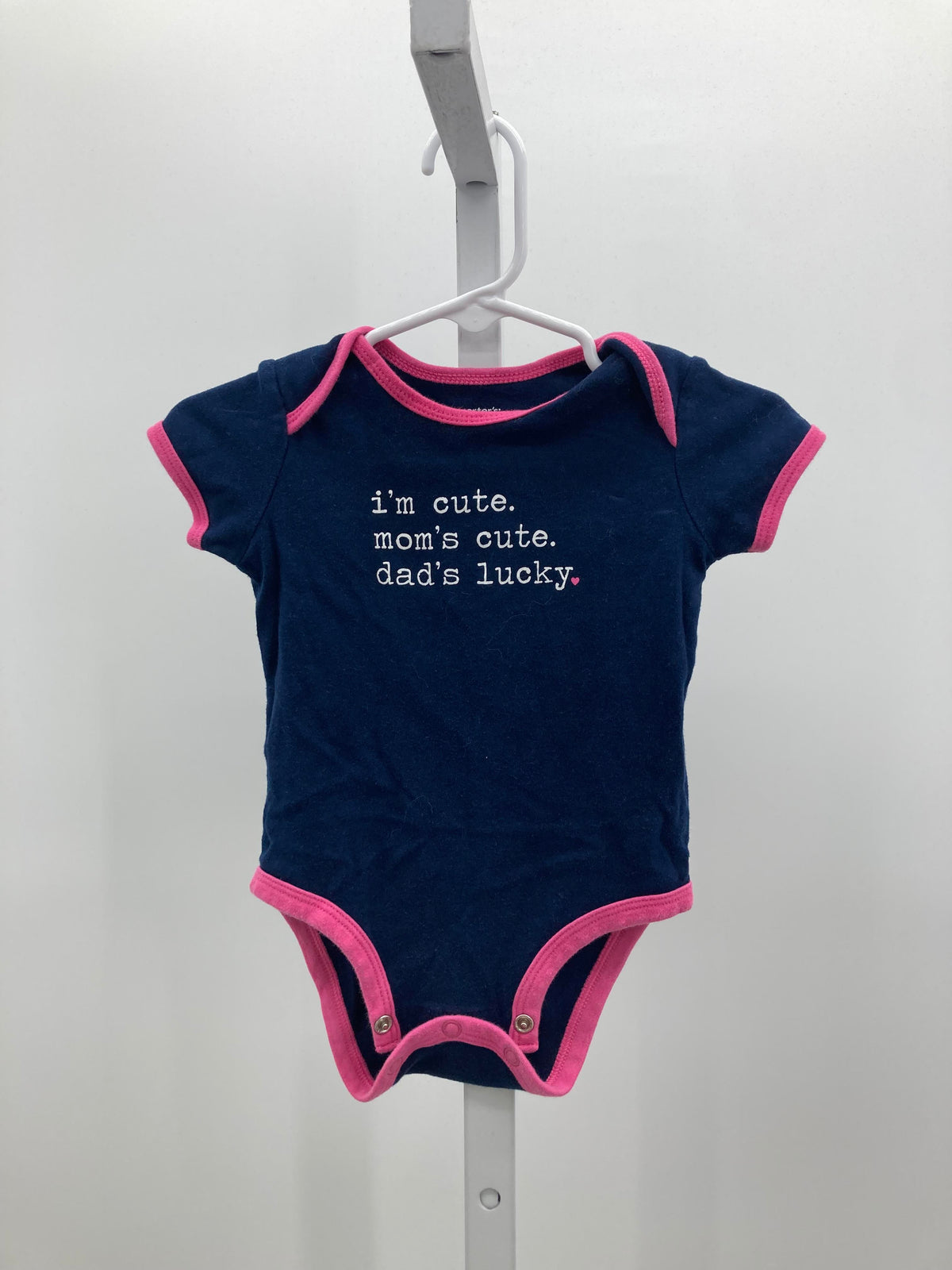 Carters Size 6 Months Girls Short Sleeve Shirt