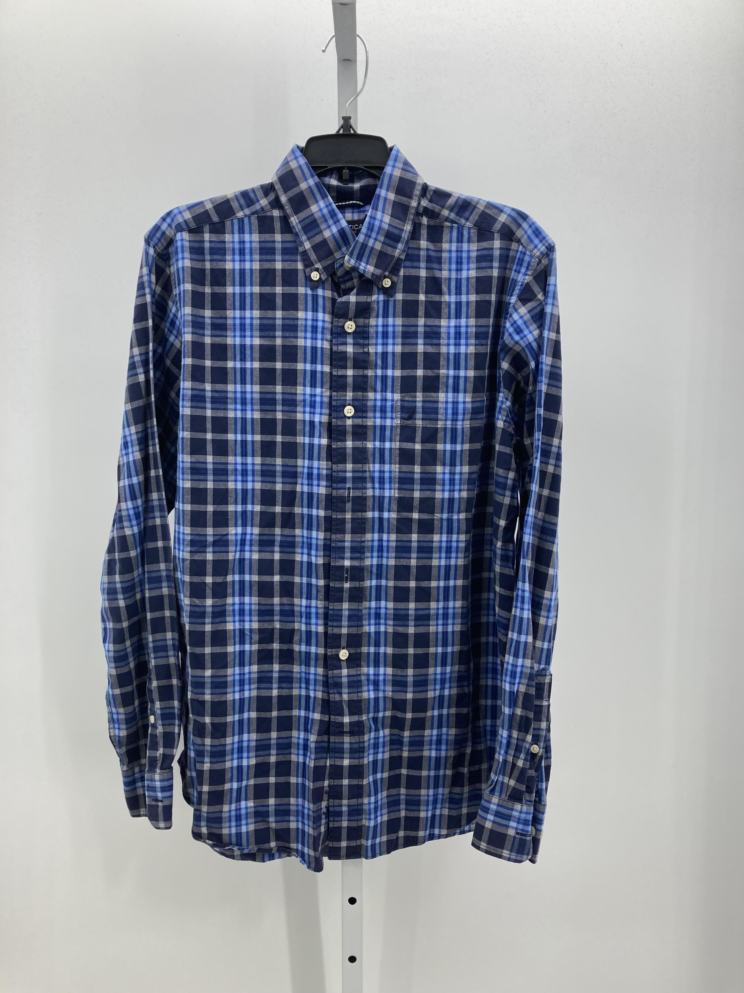 Nautica Size Medium Young Men's Long Sleeve Shirt