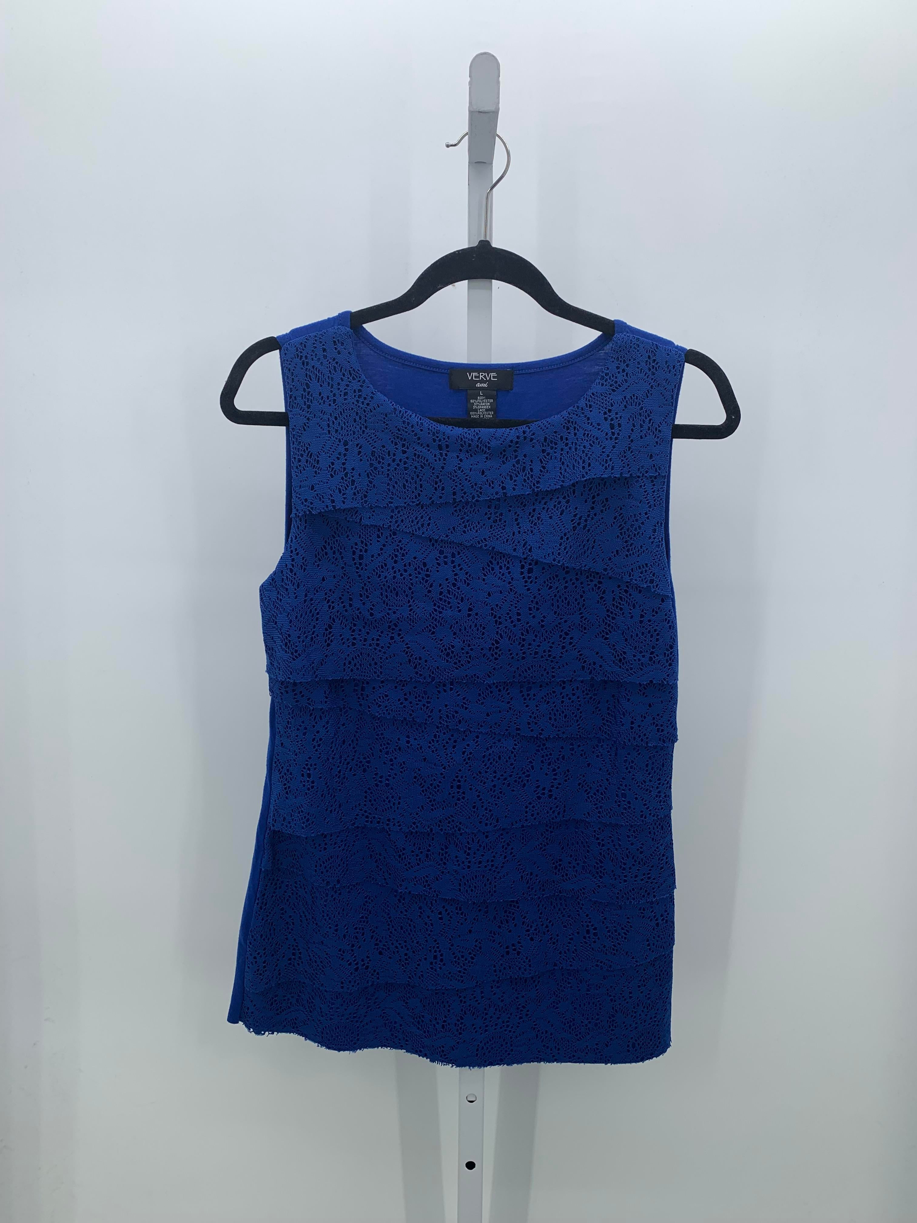 VERVE Size Large Misses Sleeveless Shirt