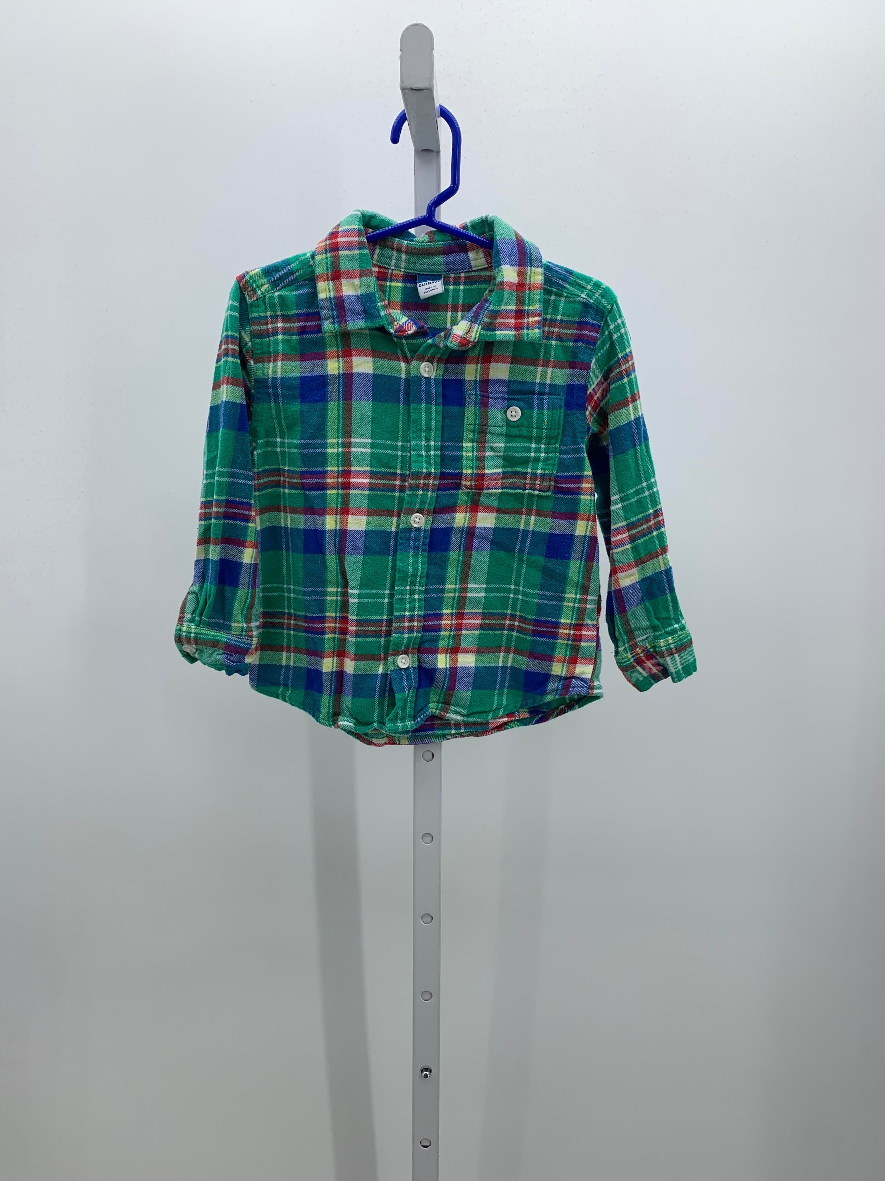 PLAID BTN DOWN