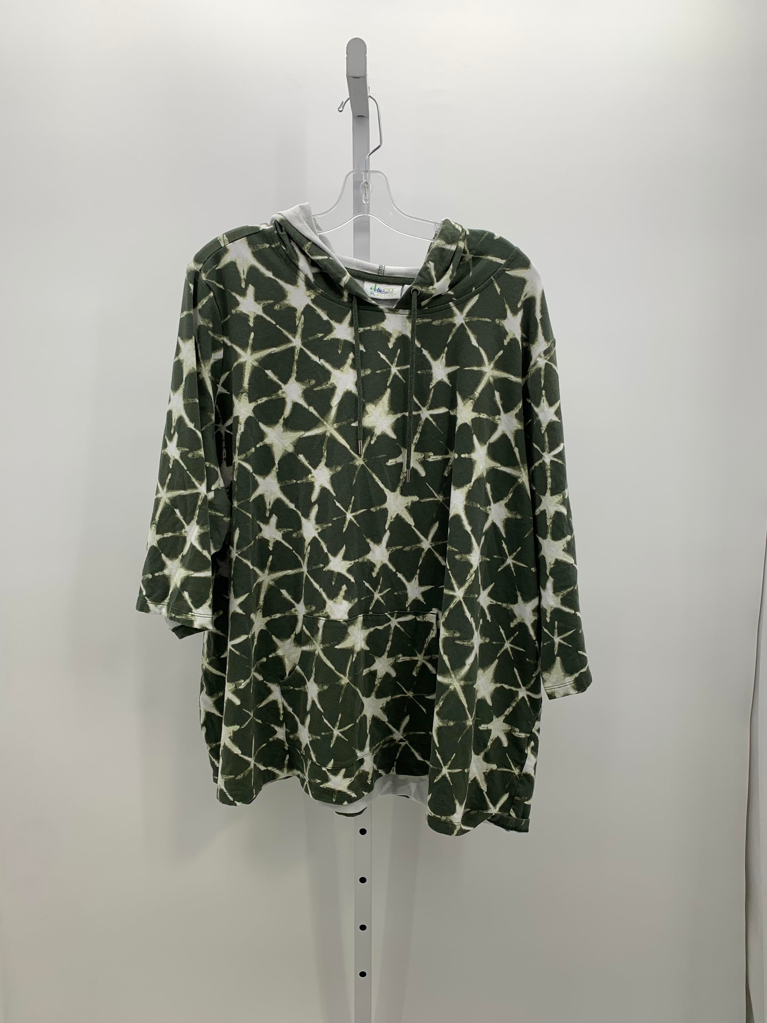 d & co. Size 4X Womens Long Sleeve Shirt