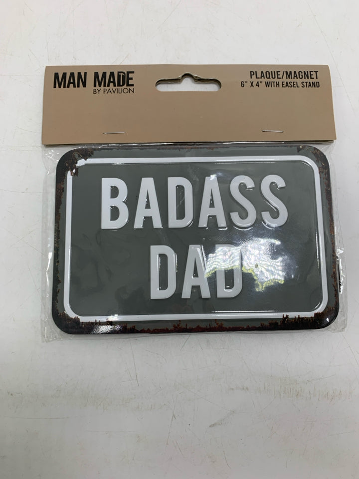 NIP BADA** DAD METAL SIGN.