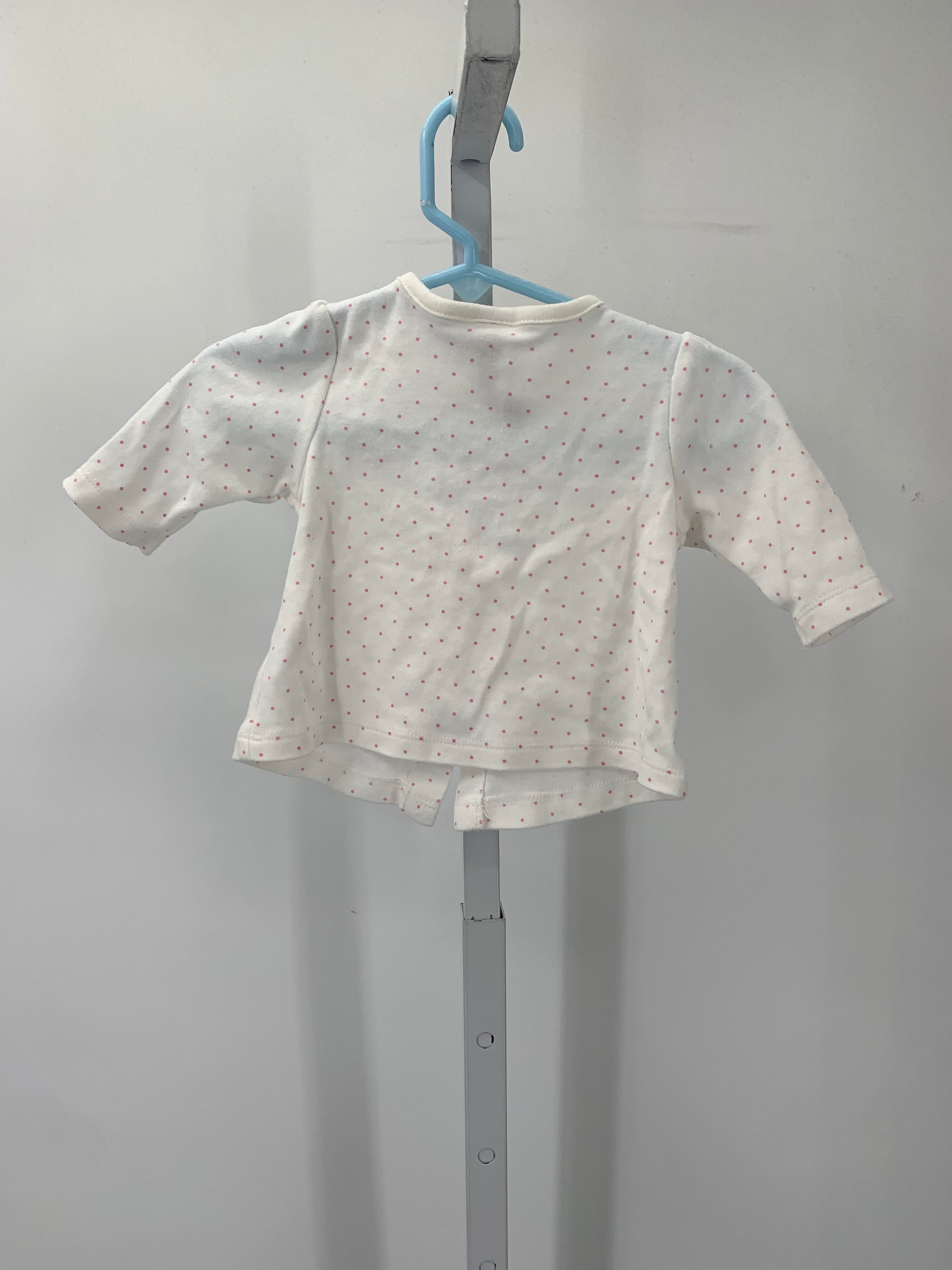 Little Me Size 3 Months Girls Long Sleeve Shirt