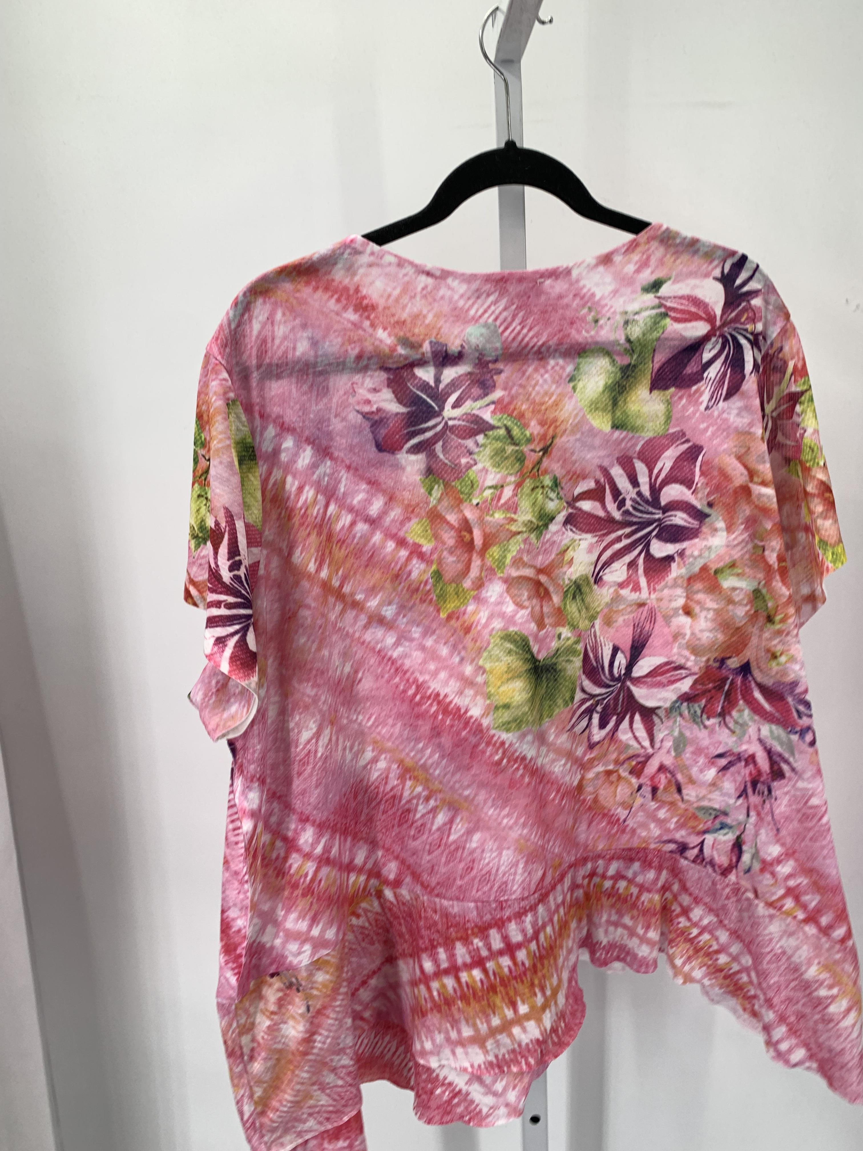 Time and Tru Size 2X Womens Short Sleeve Shirt