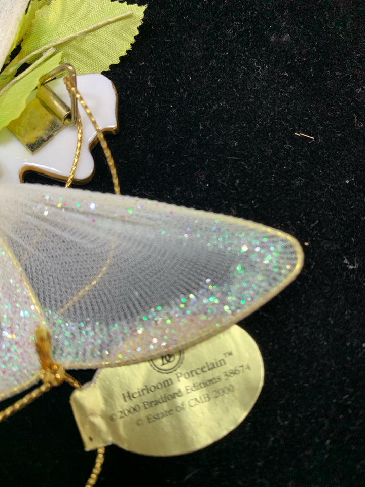 THE DOG-VIOLET FAIRY PORCELAIN ORNAMENT.