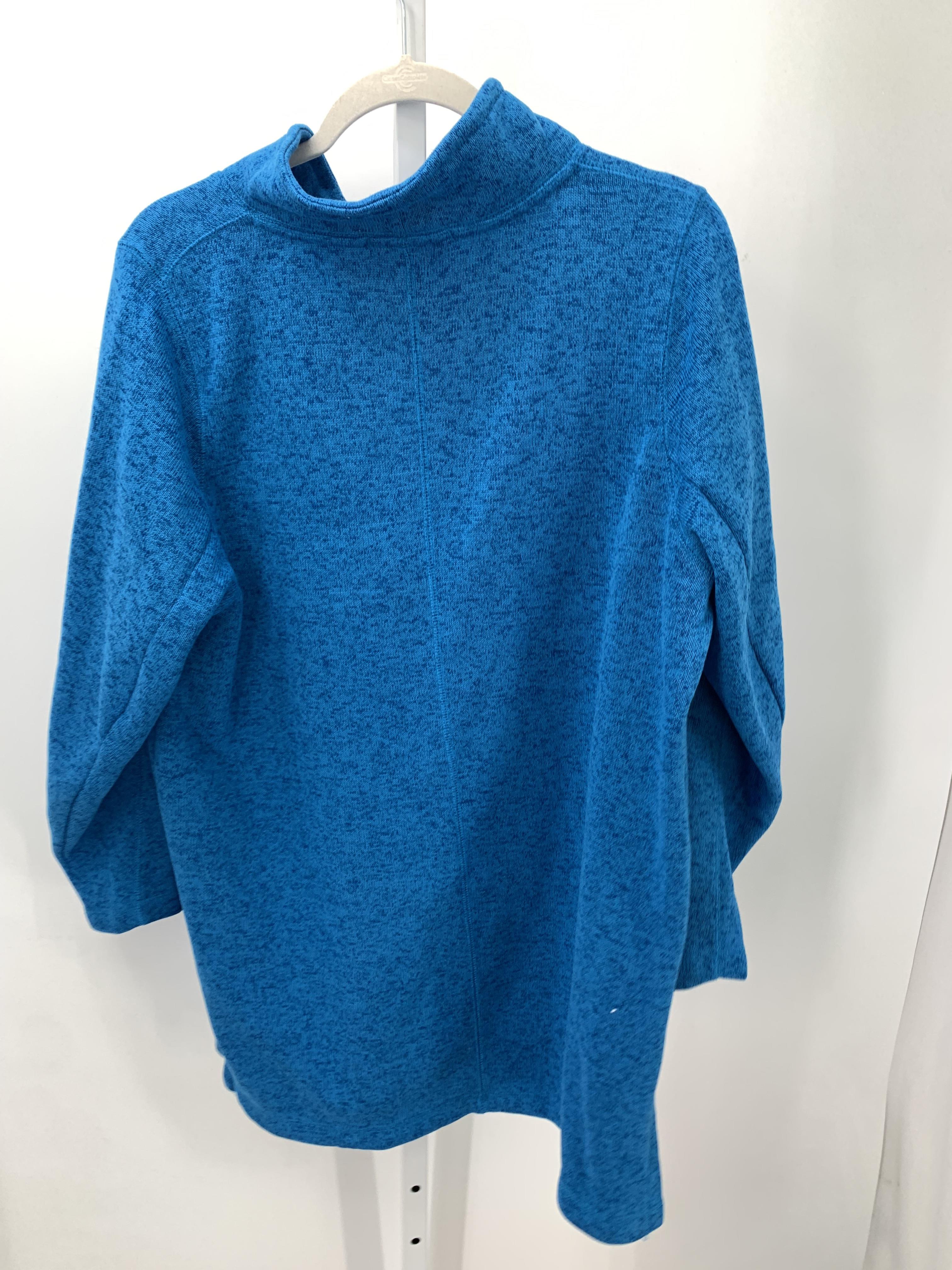 Lands End Size 1X Womens Long Slv Sweater