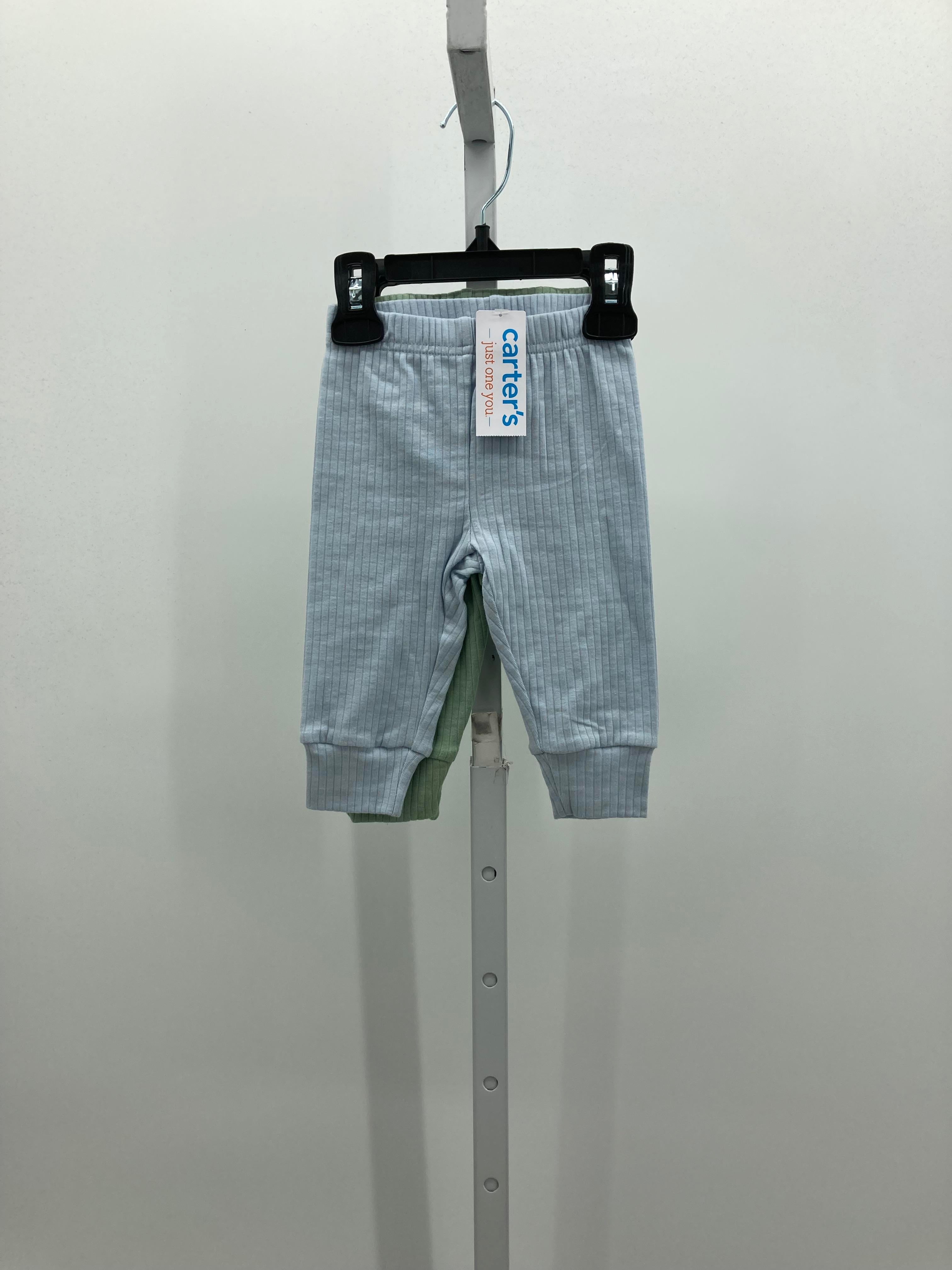 NEW TWO RIBBED PANTS BLUE/GREEN