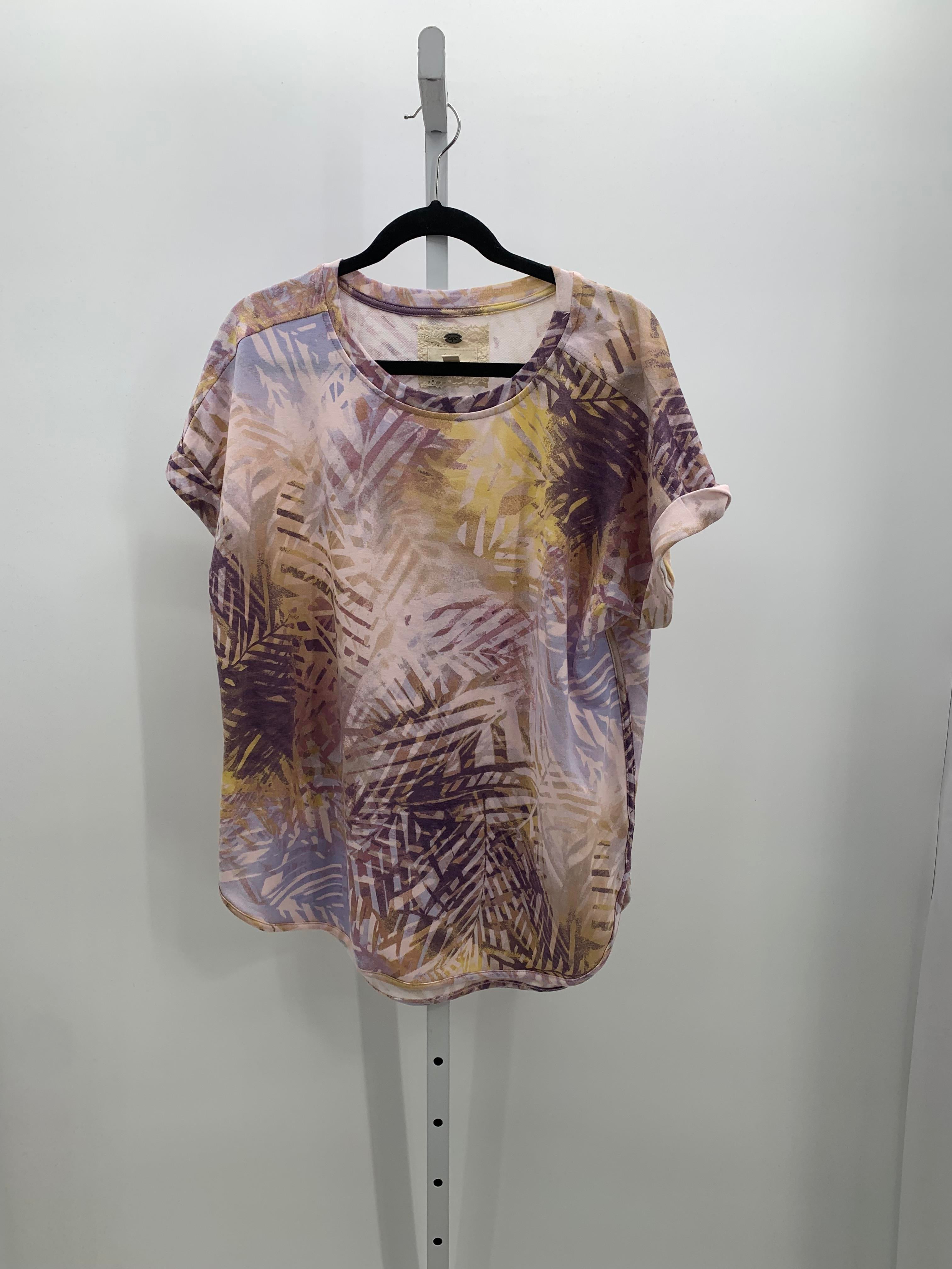 Cupio Size Extra Large Misses Short Sleeve Shirt