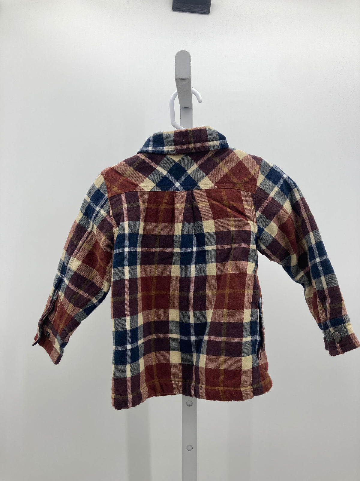 PLAID FAUX FUR LINED