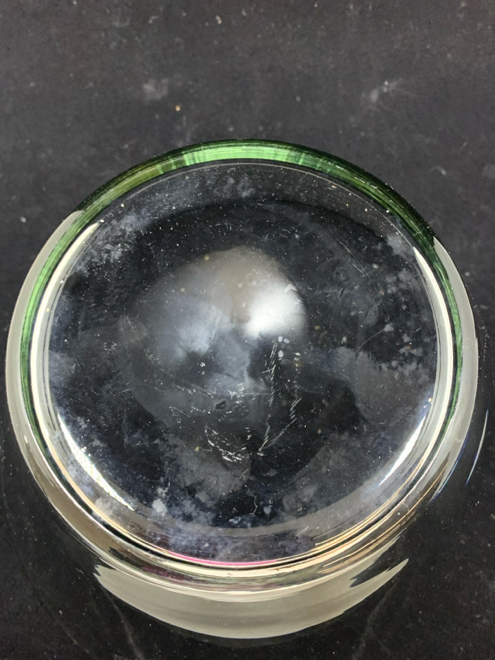 K/M HAGBERG GLASS FLARE BOWL.