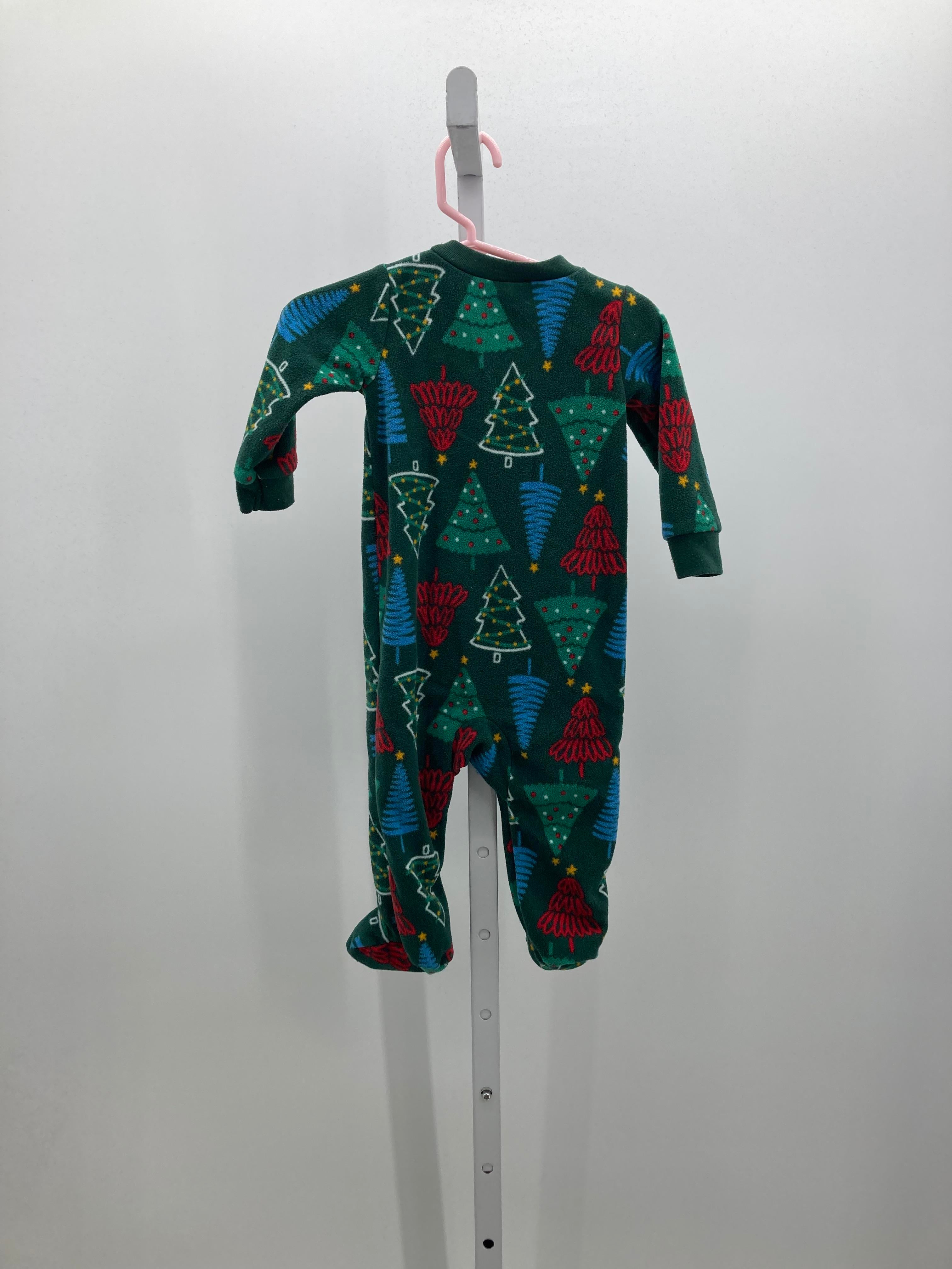 FLEECE ROMPER XMAS TREES