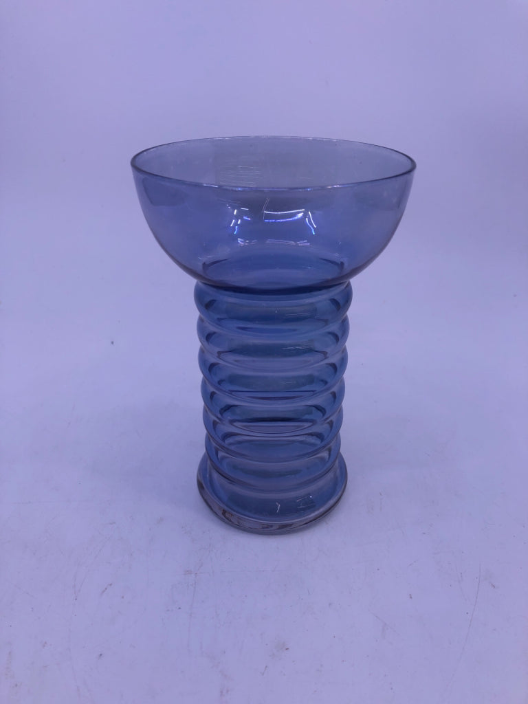 5 PC VTG IRIDESCENT PITCHER & TUMBLERS DUNBAR GLASS "ARAMIS".