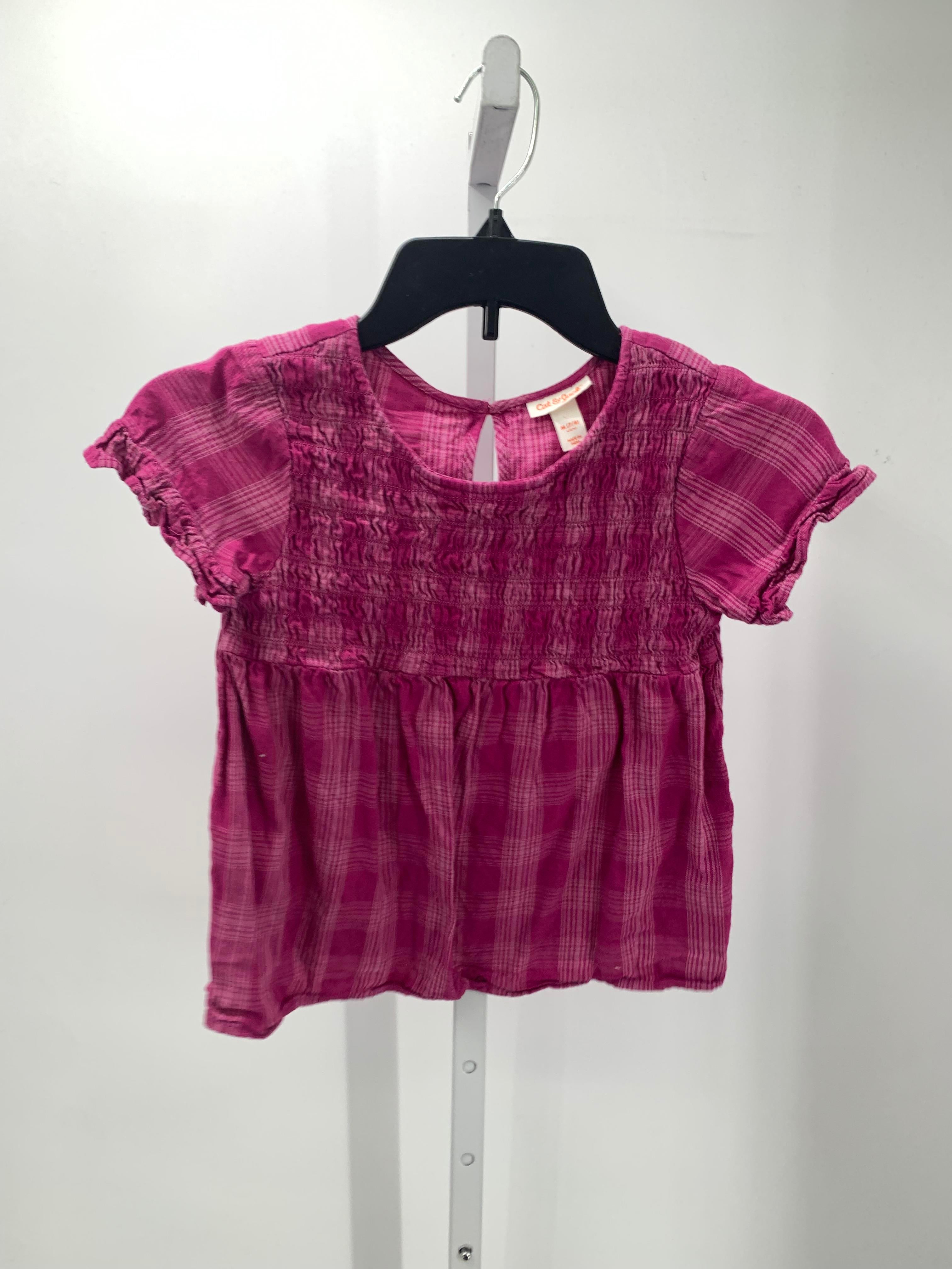 Cat & Jack Size 7-8 Girls Short Sleeve Shirt