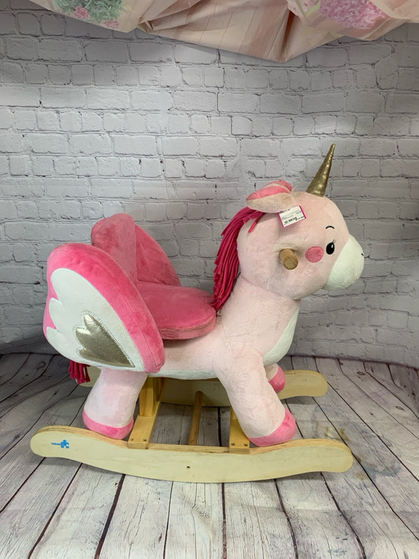 Pink Unicorn Kids Rocking Seat