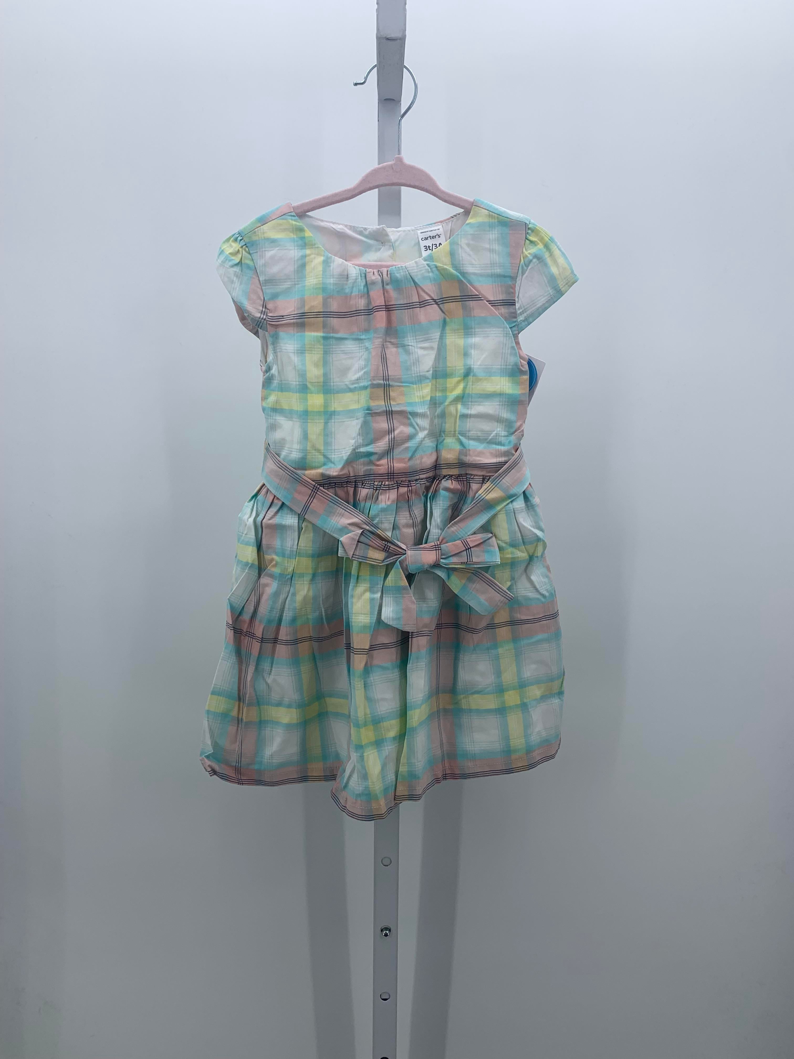 Carters Size 3T Girls Short Sleeve Dress