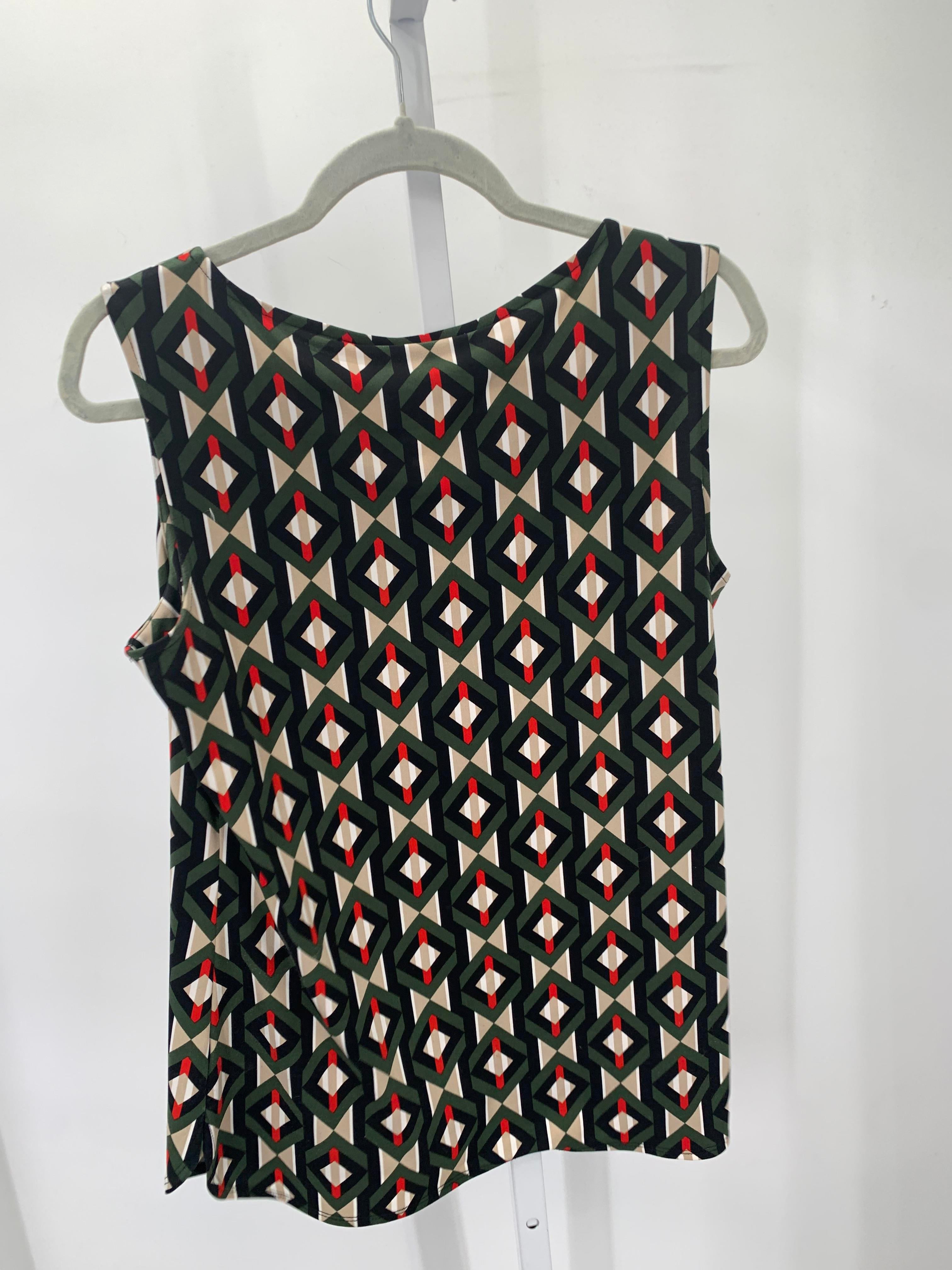 Calvin Klein Size Medium Misses Sleeveless Shirt